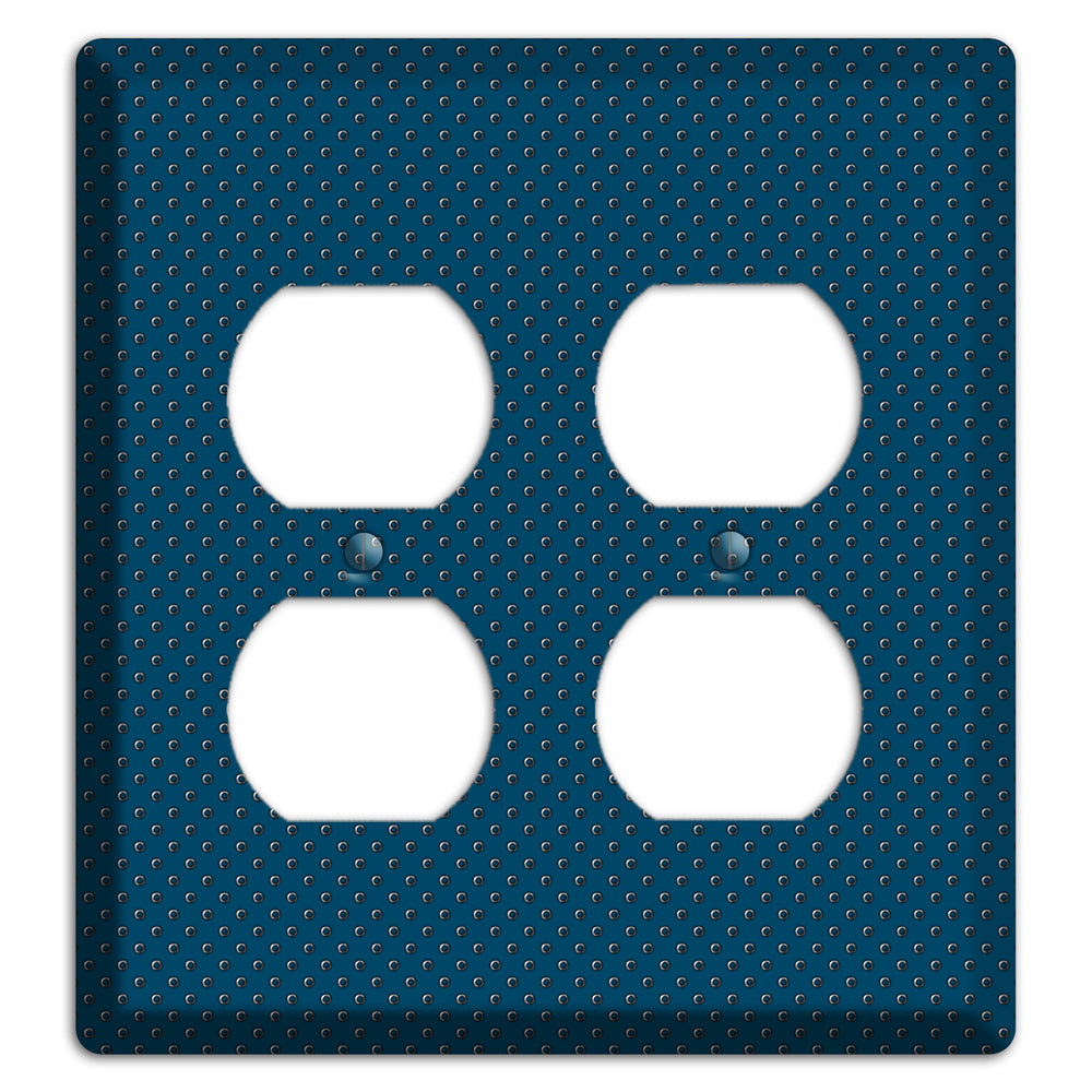 Blue Small Dots 2 Duplex Wallplate