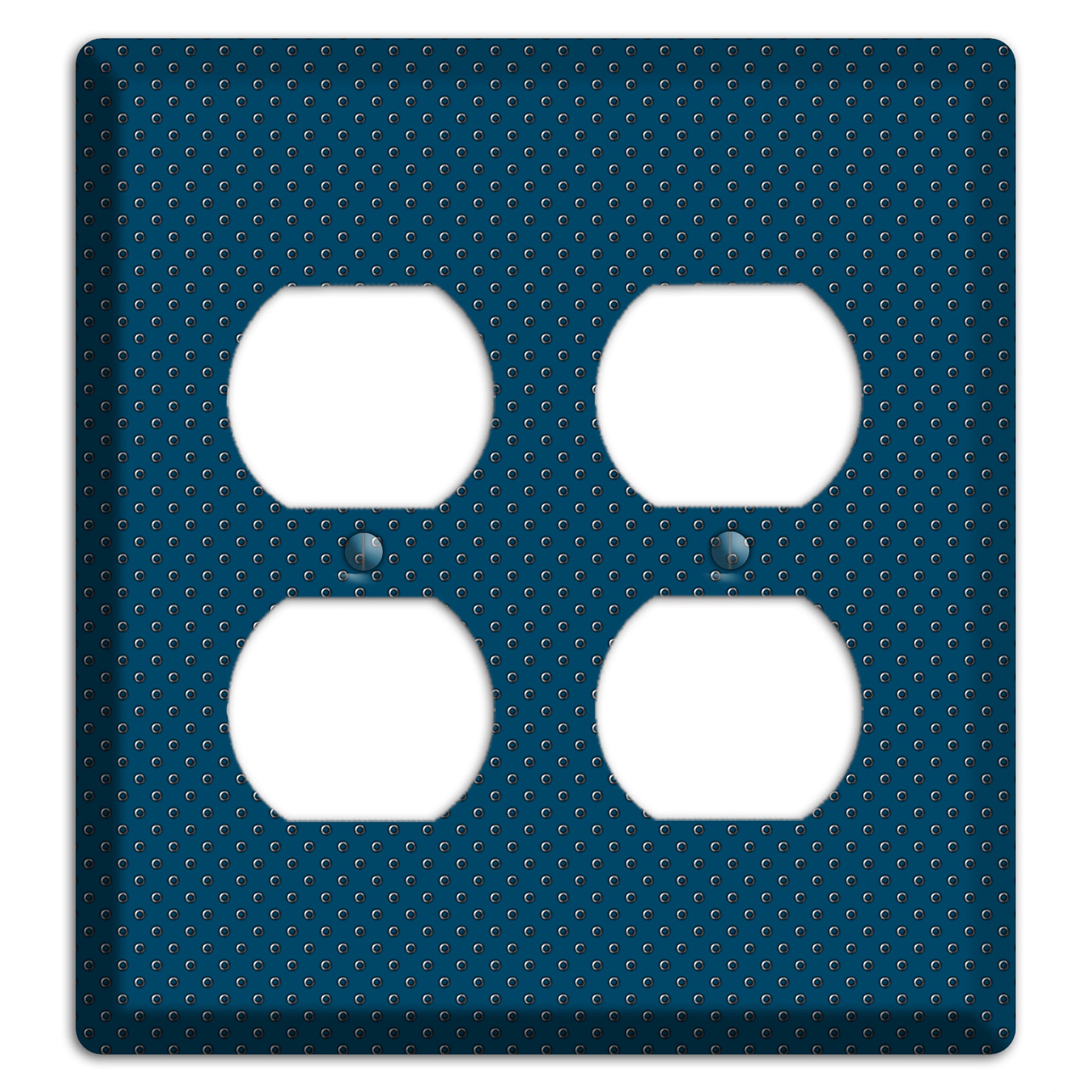 Blue Small Dots 2 Duplex Wallplate
