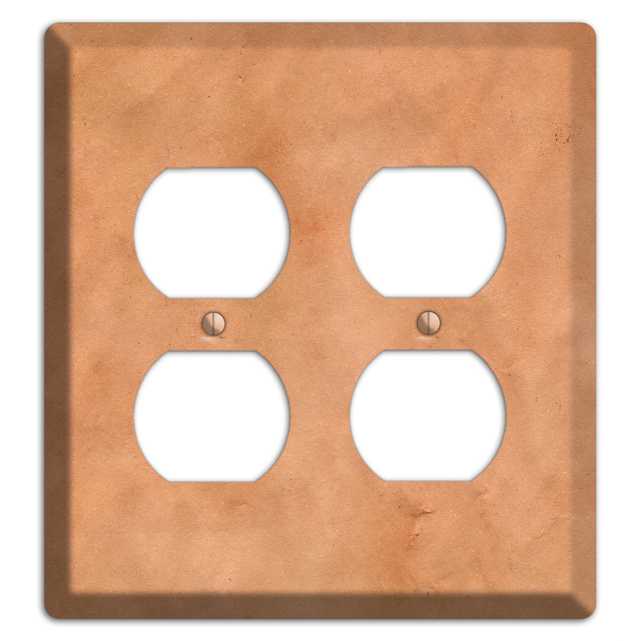 Aged Paper 11 2 Duplex Wallplate
