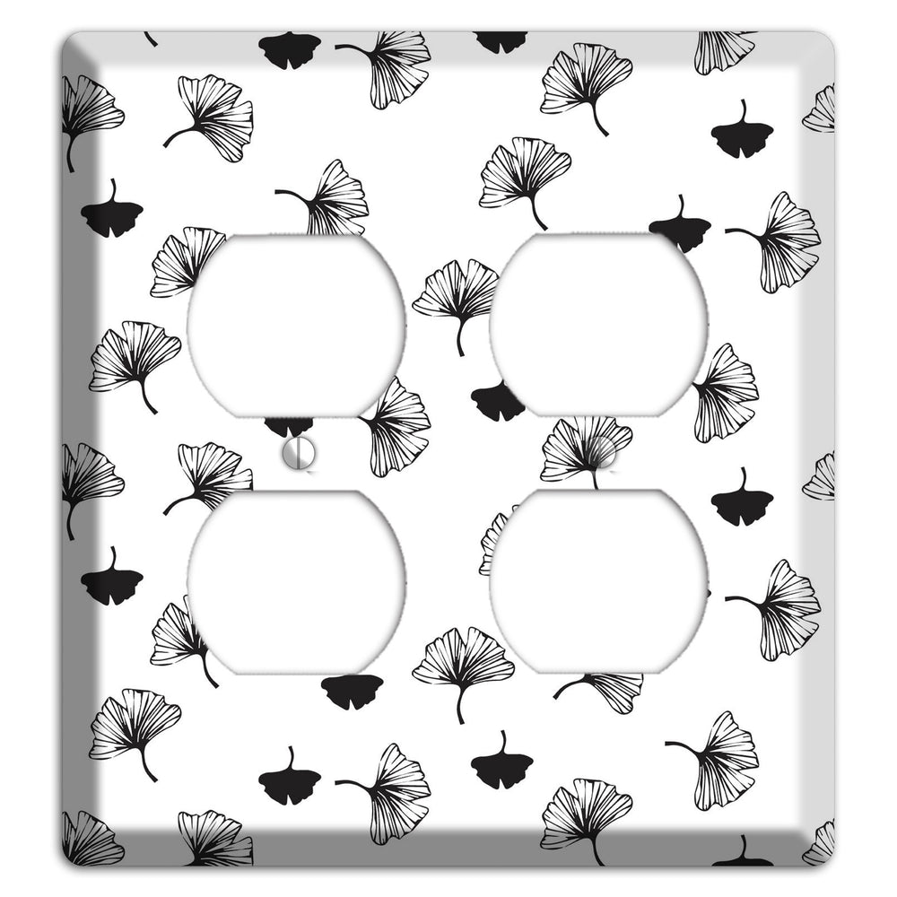 Leaves Style G 2 Duplex Wallplate
