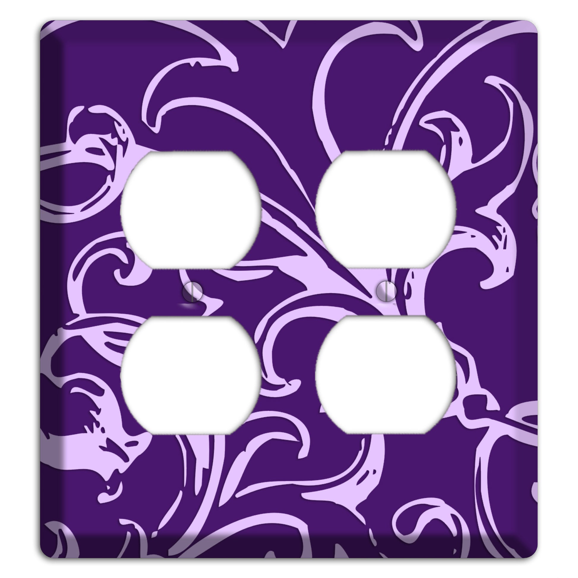 Victorian Purple 2 Duplex Wallplate