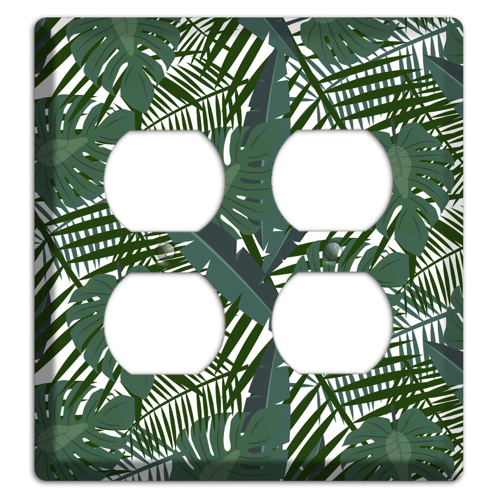 Leaves Style Q 2 Duplex Wallplate