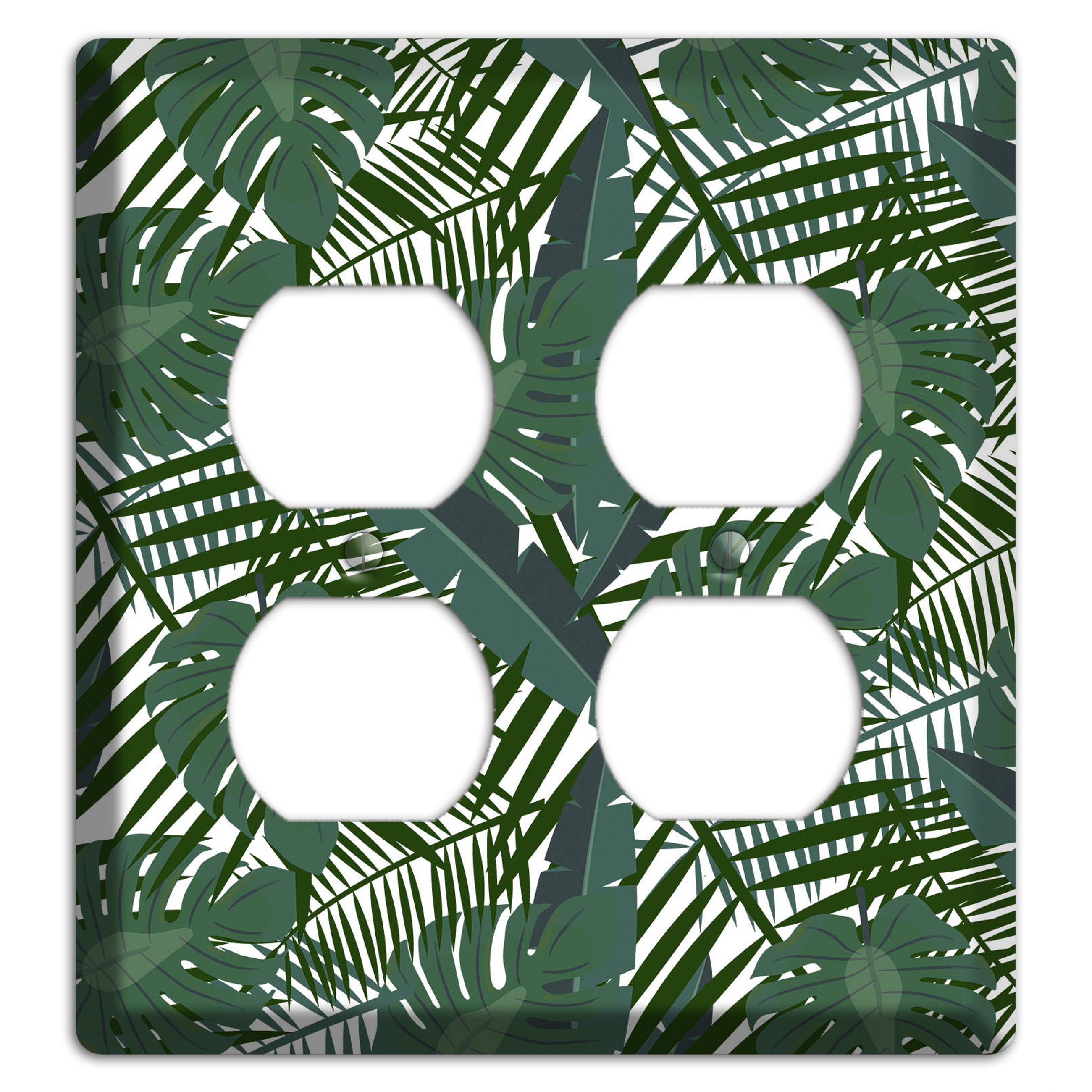 Leaves Style Q 2 Duplex Wallplate
