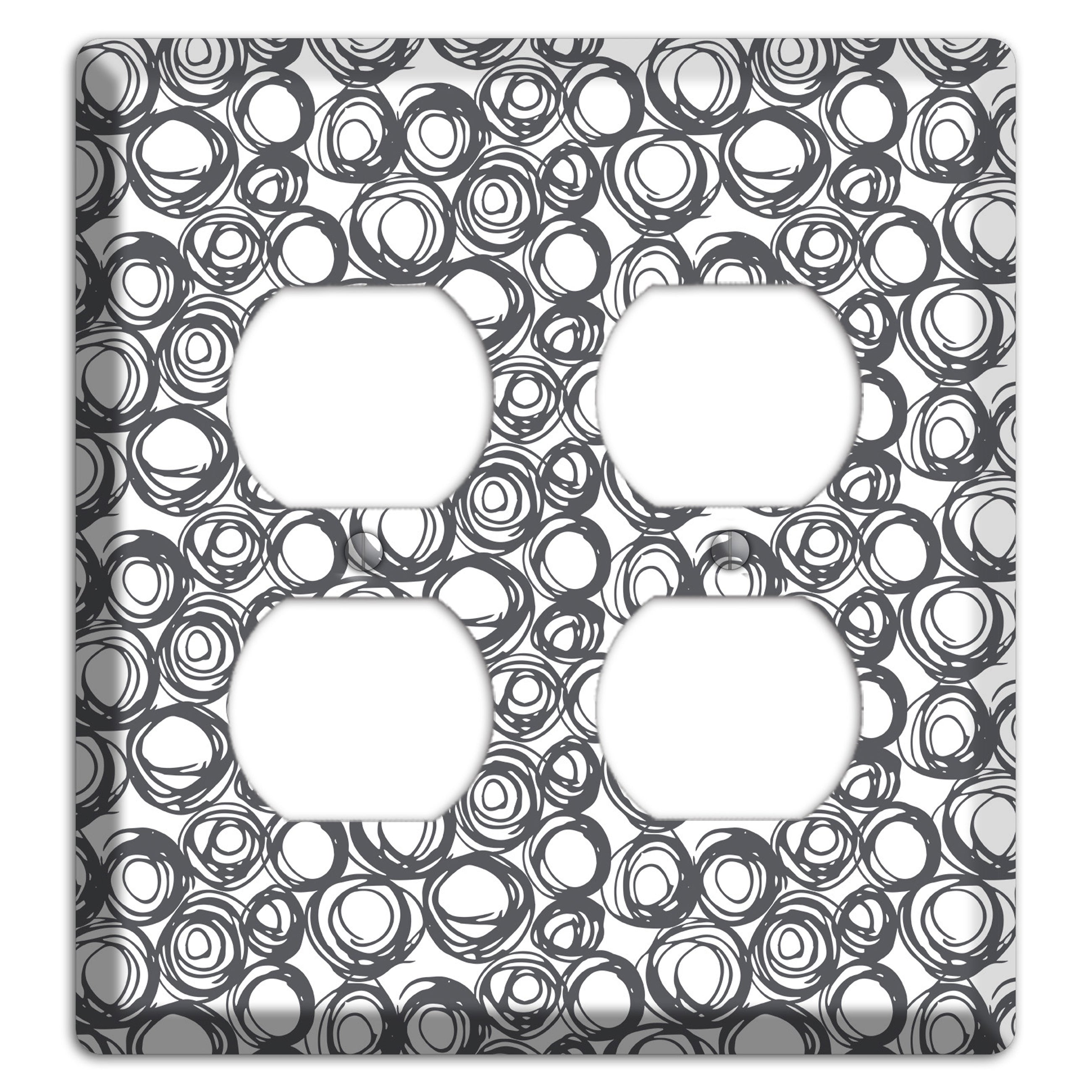 Abstract 24 2 Duplex Wallplate