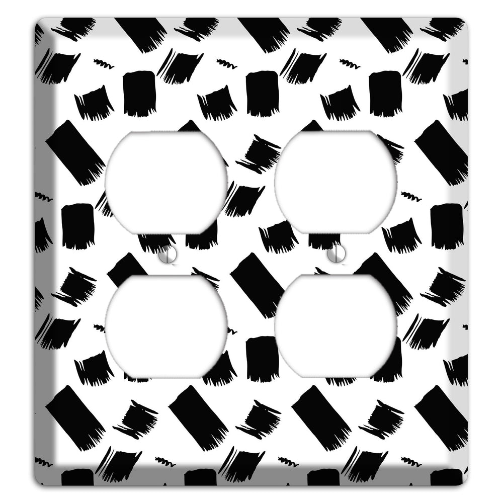 Ink Brushstrokes 8 2 Duplex Wallplate
