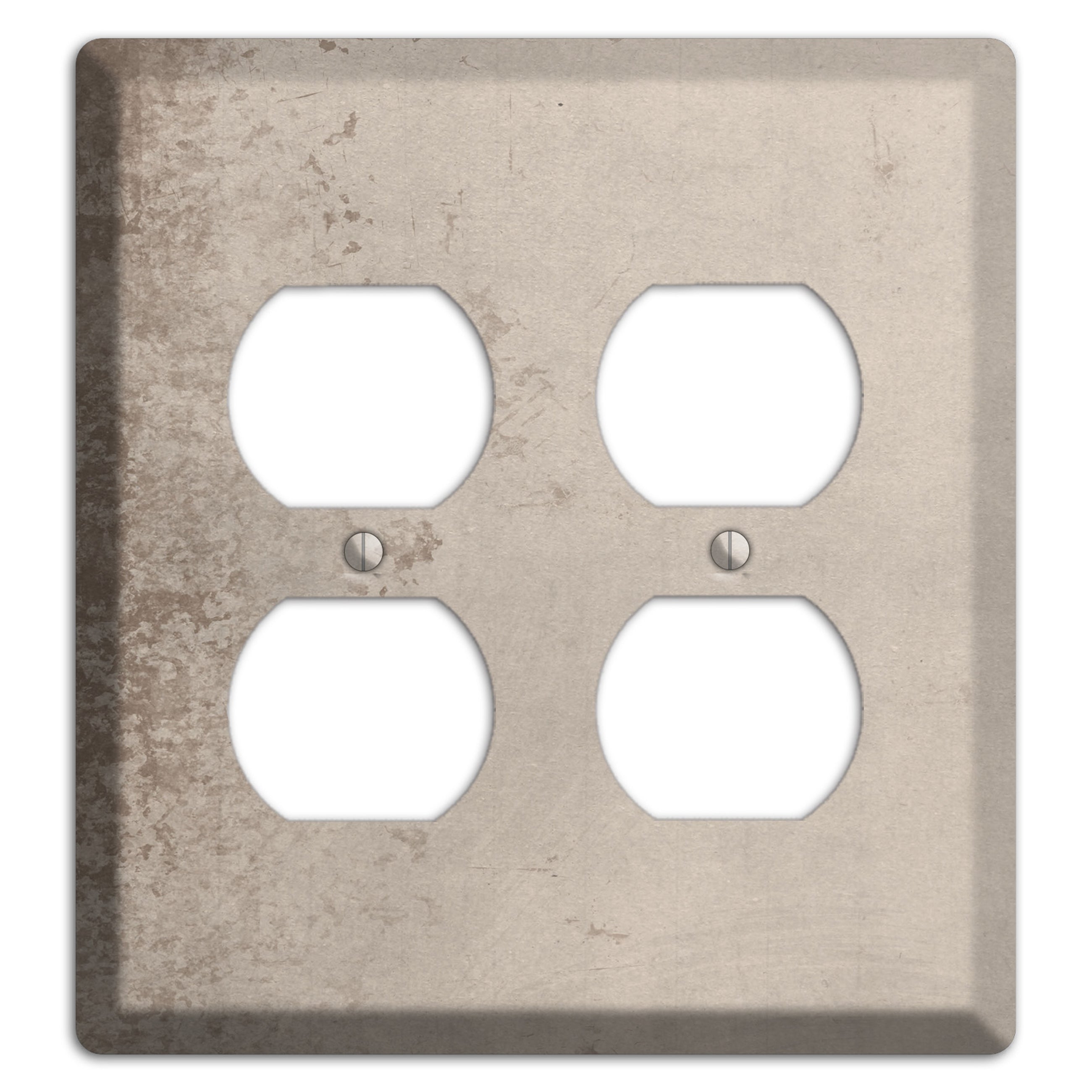 Sisal Vintage Grunge 2 Duplex Wallplate