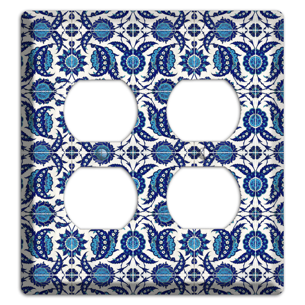 Ornate Paisley Tile 2 Duplex Wallplate