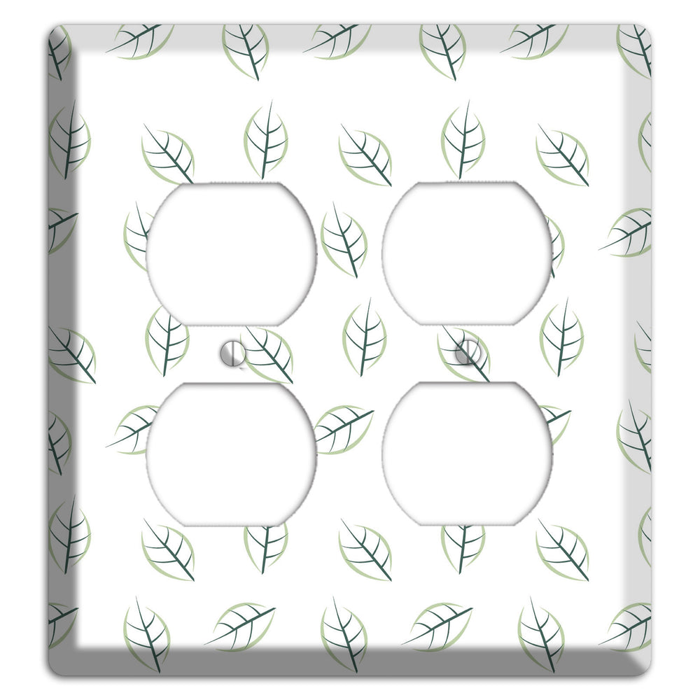 Leaves Style DD 2 Duplex Wallplate