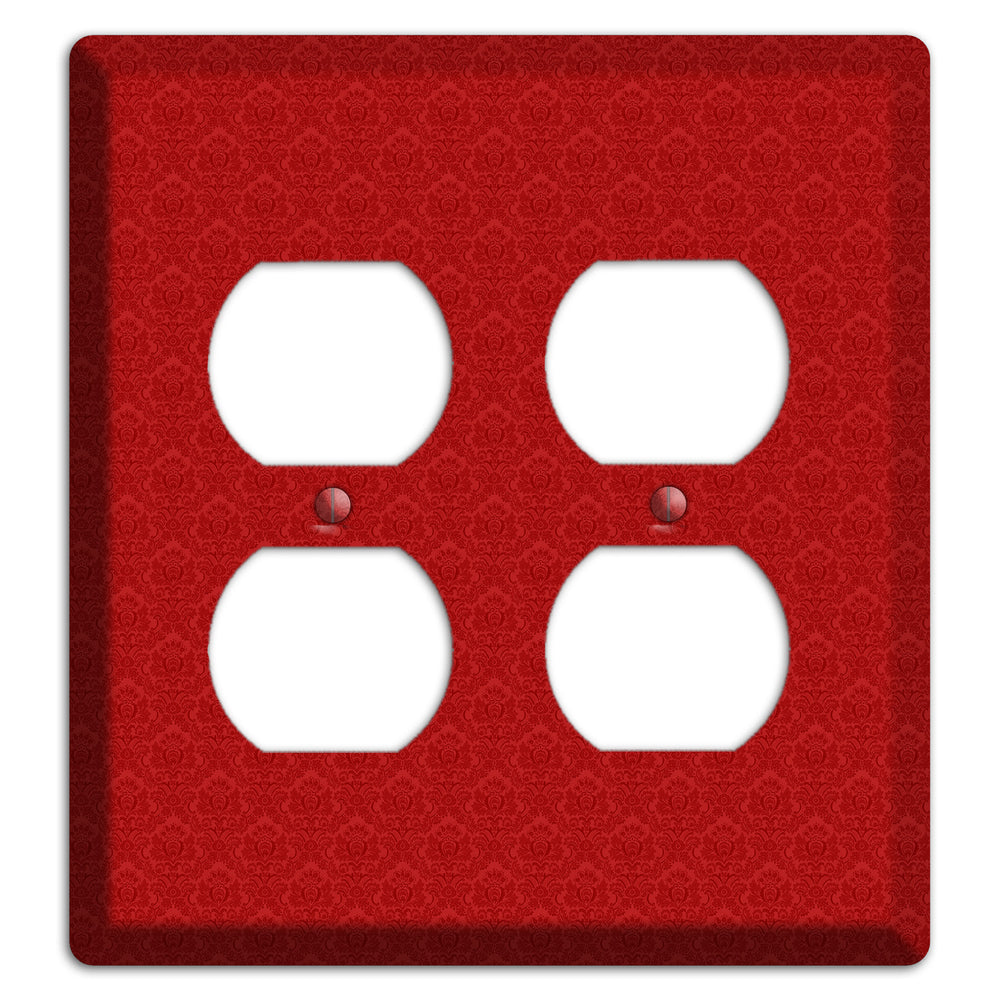 Red Cartouche 2 Duplex Wallplate