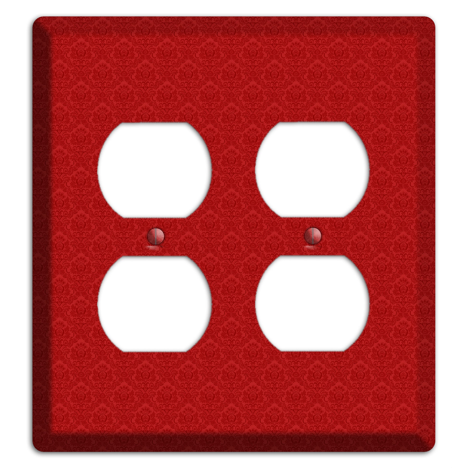 Red Cartouche 2 Duplex Wallplate