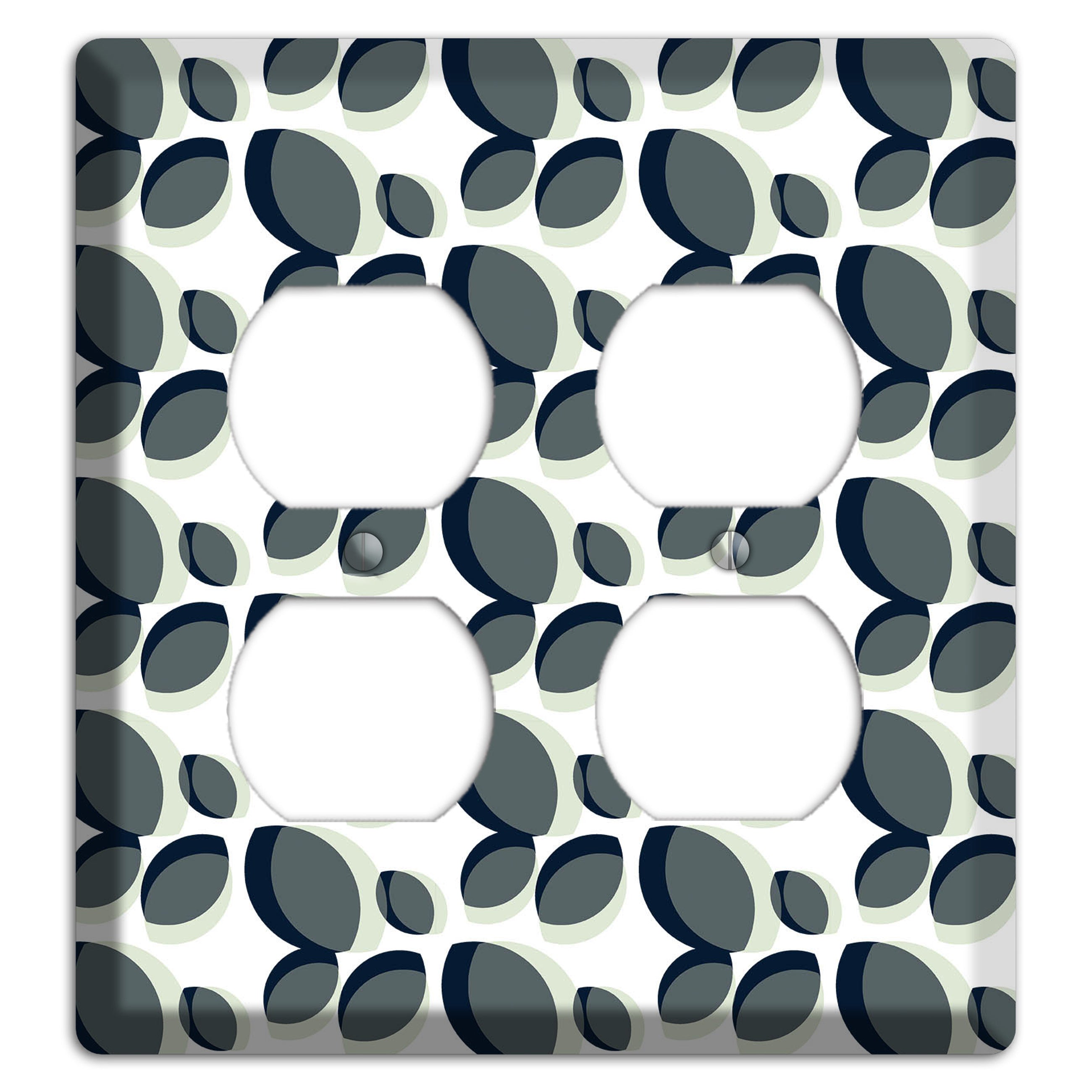 Leaves Style E 2 Duplex Wallplate