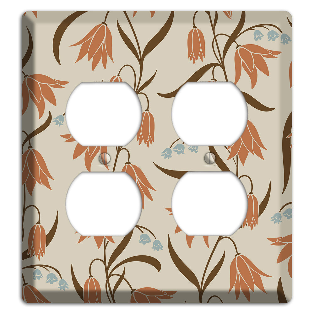 Spring Floral 1 2 Duplex Wallplate