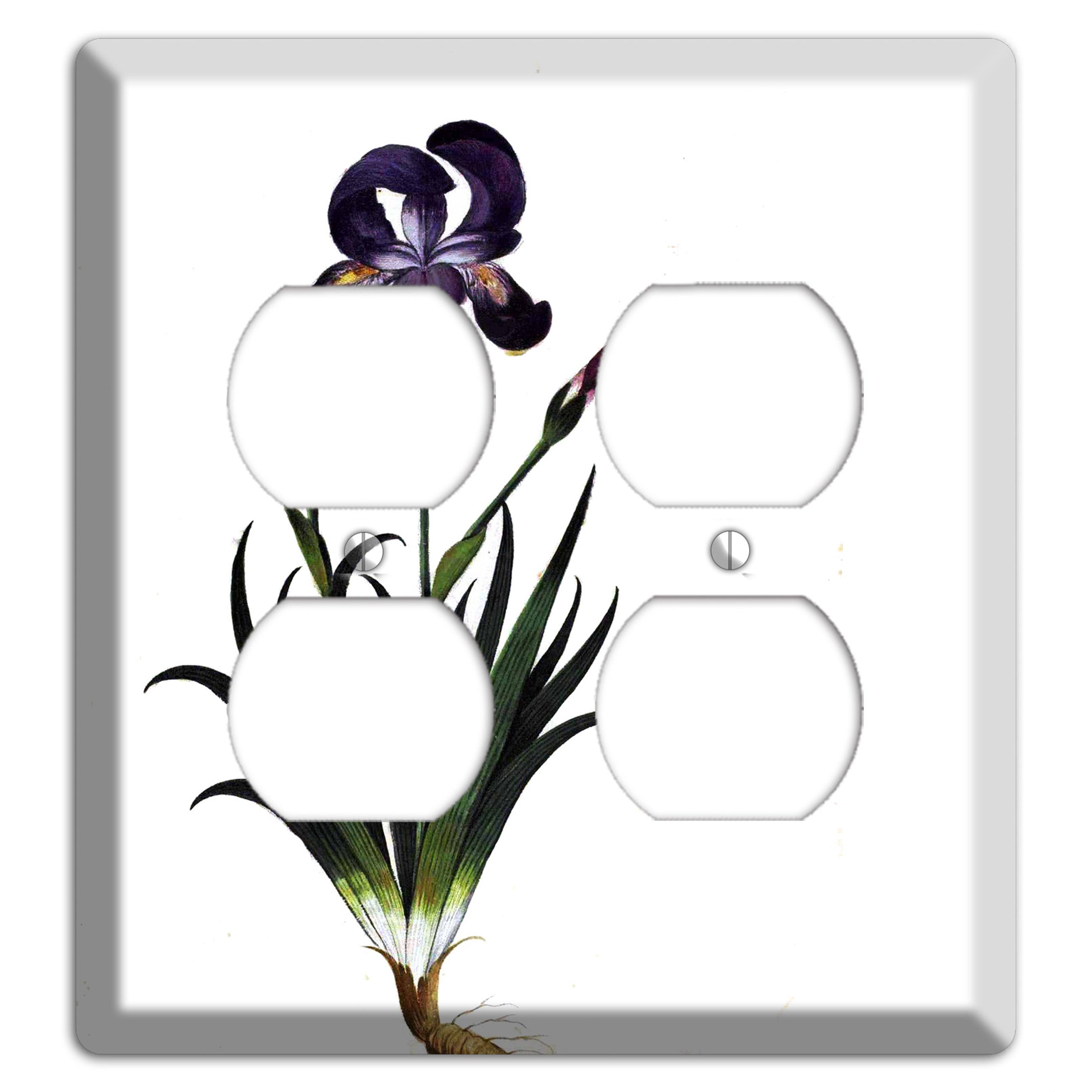 Carnation 2 Duplex Wallplate