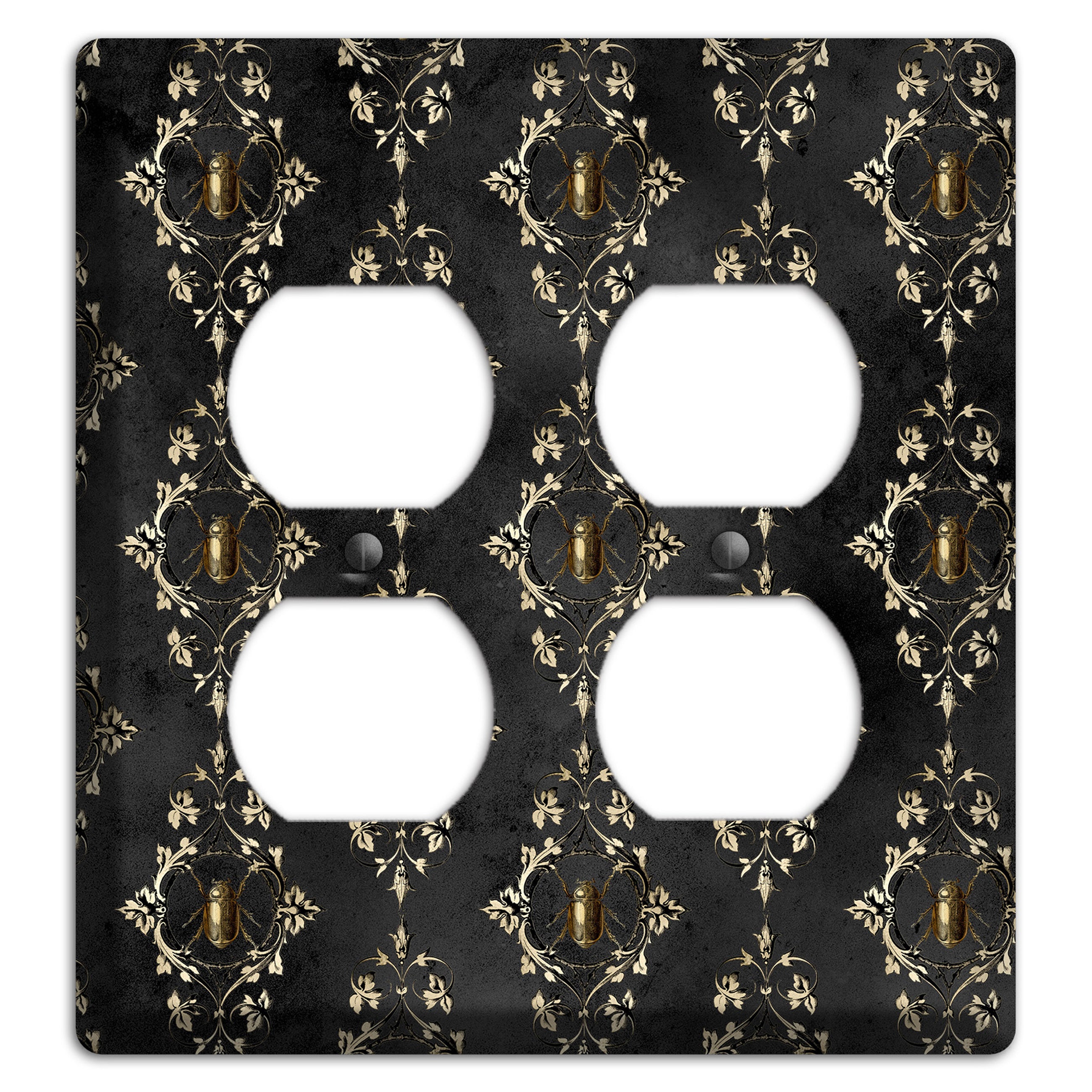 Edgar Allen Poe Beetle 2 Duplex Wallplate