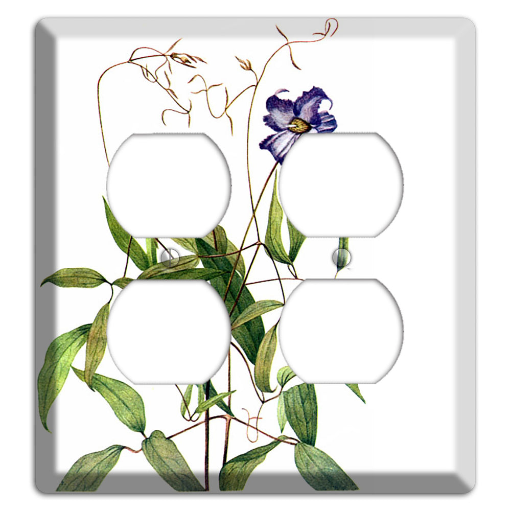 Clematis Crispa 2 Duplex Wallplate