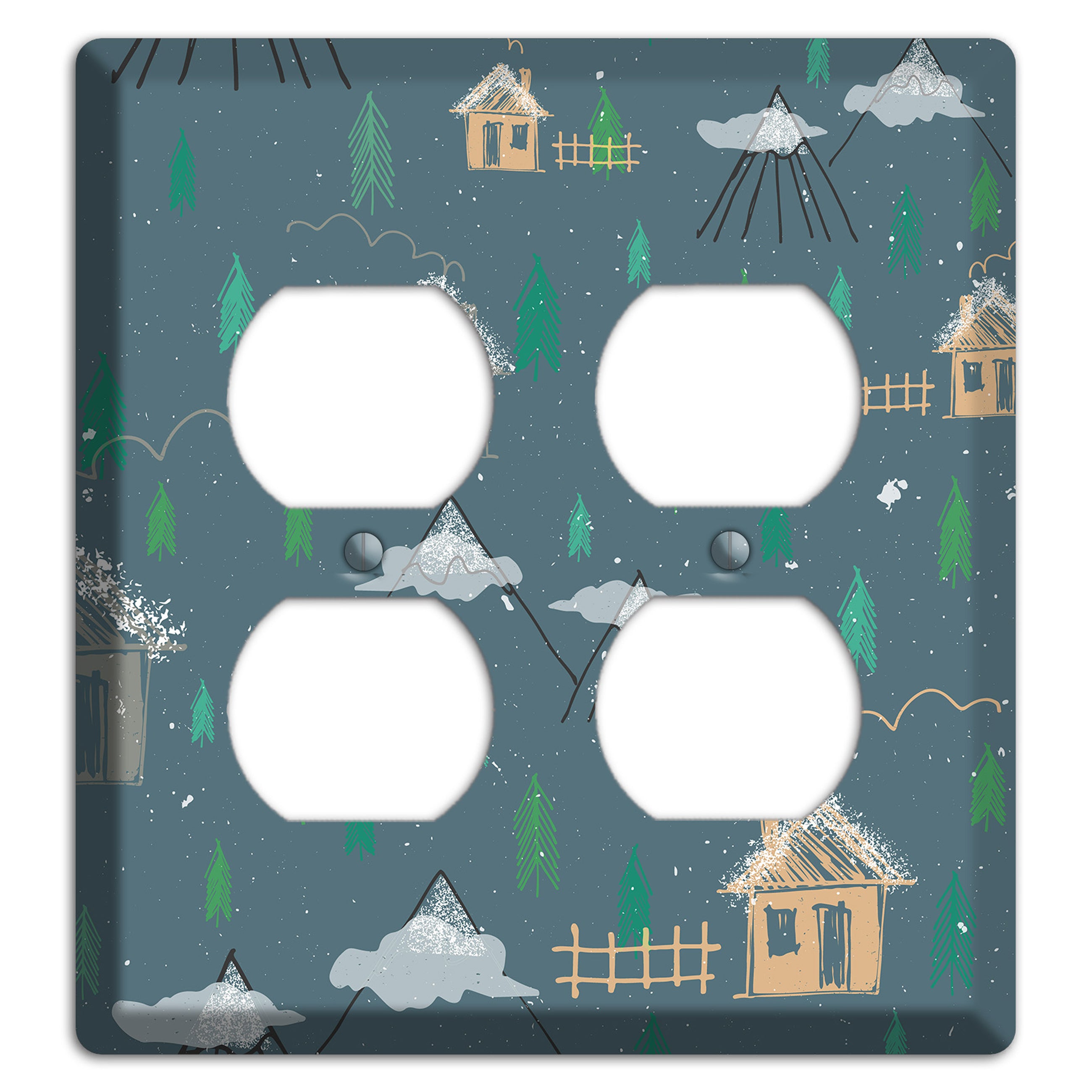 Wildlife Neighborhoods 1 2 Duplex Wallplate