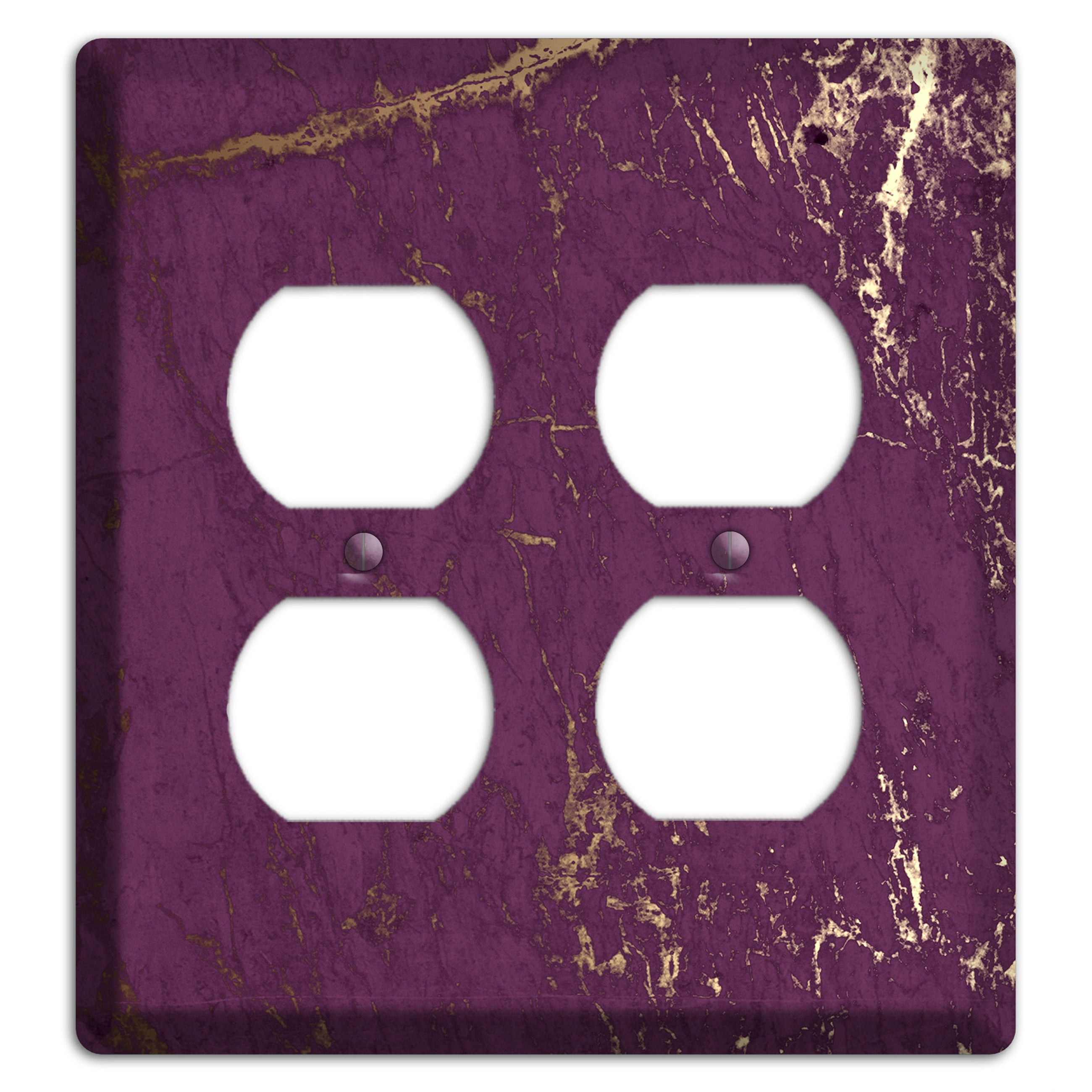 Finn Marble 2 Duplex Wallplate