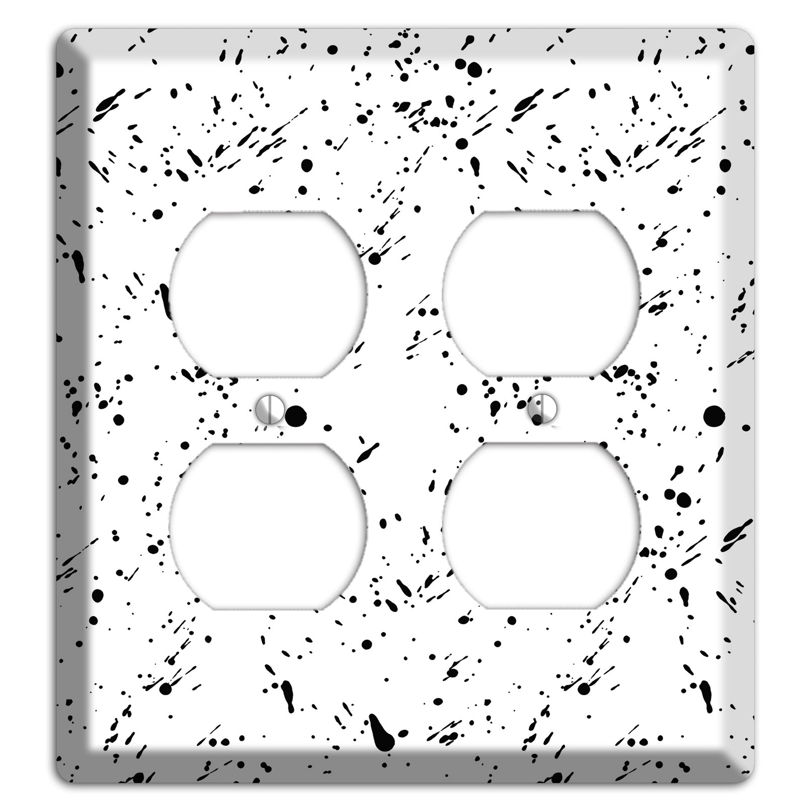 Ink Splash 10 2 Duplex Wallplate