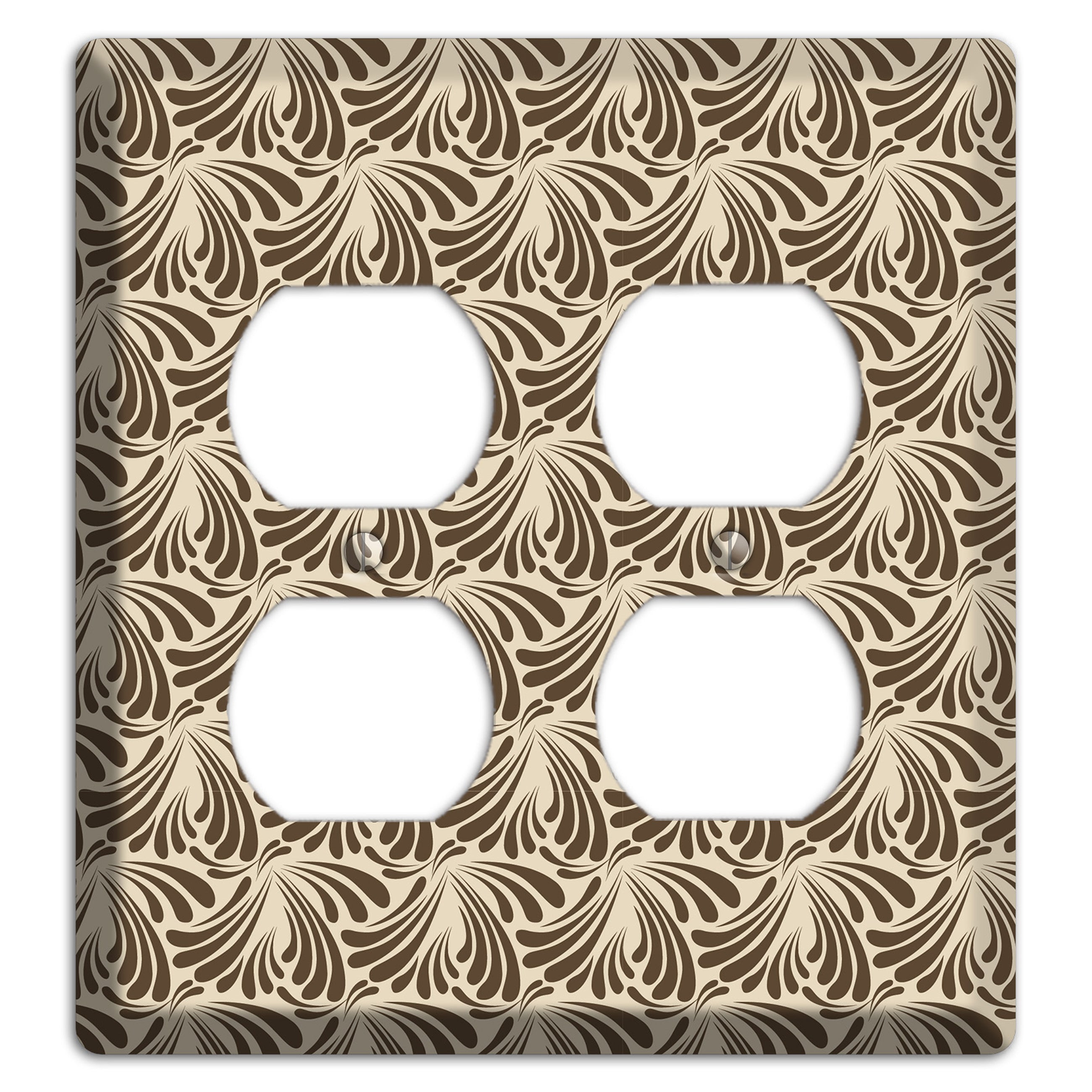 Nouveau Tear Drop 2 Duplex Wallplate