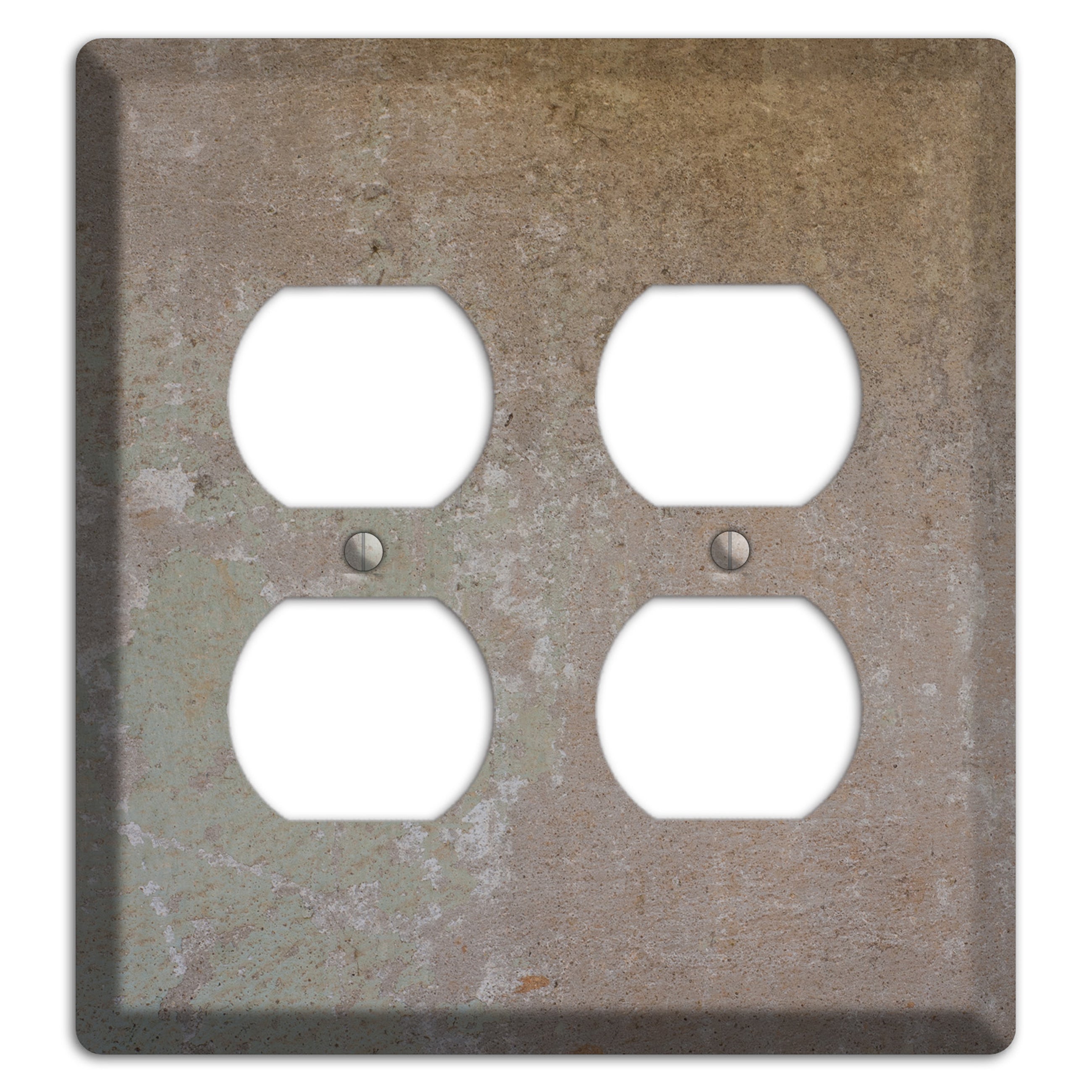 Old Concrete 8 2 Duplex Wallplate