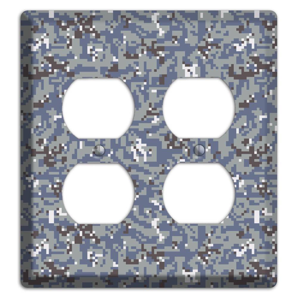NWU Grey Dom Camo 2 Duplex Wallplate