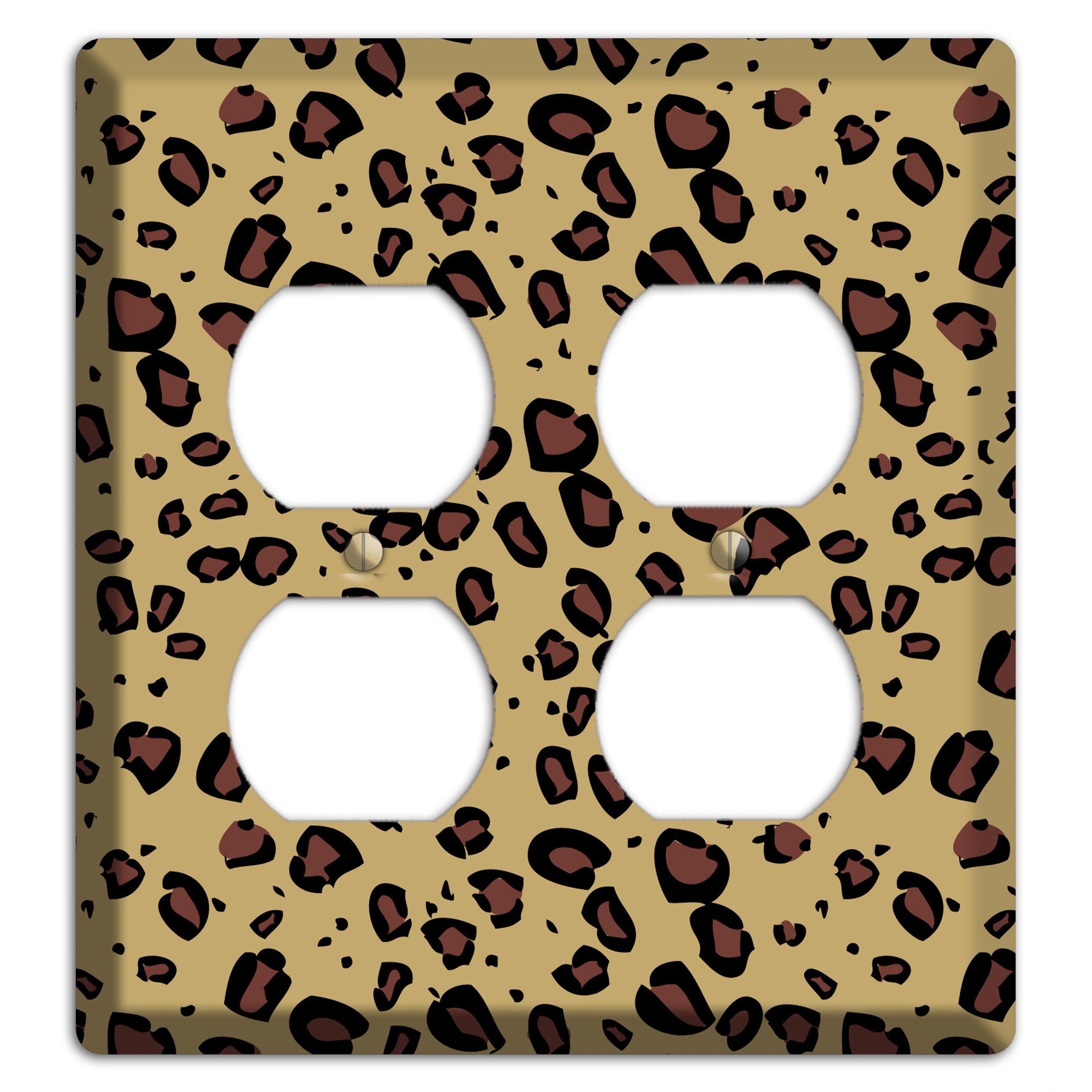 Leopard 2 Duplex Wallplate