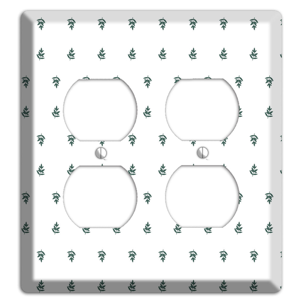 Leaves Style Y 2 Duplex Wallplate