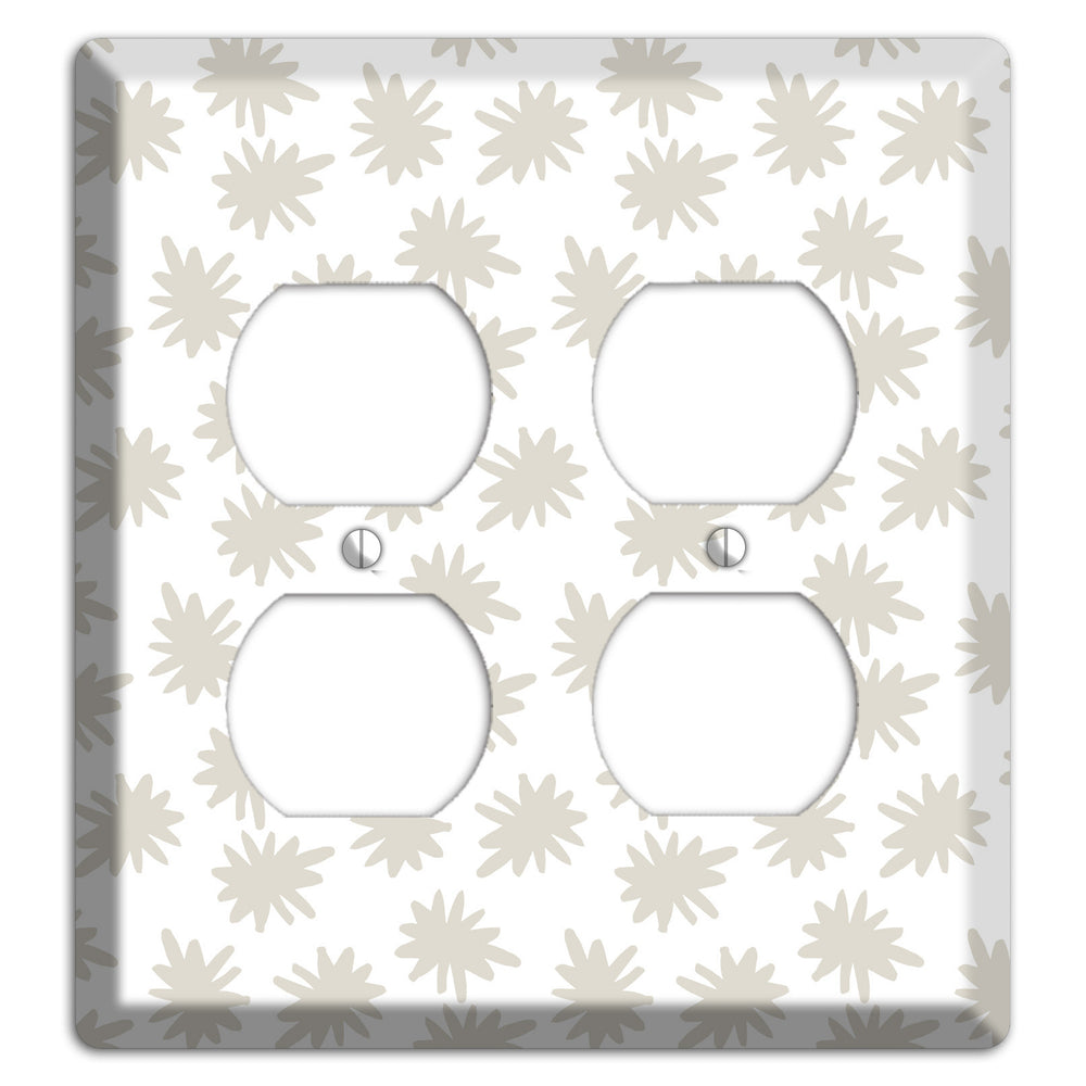 Simple Scandanavian Style CC 2 Duplex Wallplate