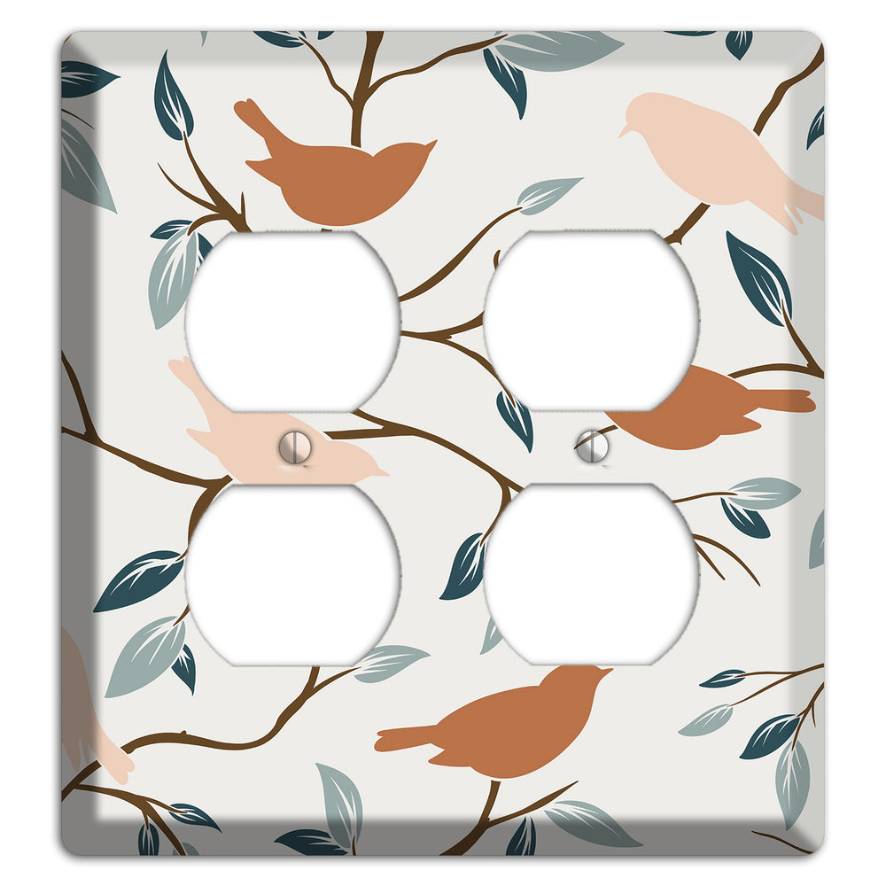 Bird Branch 1 2 Duplex Wallplate