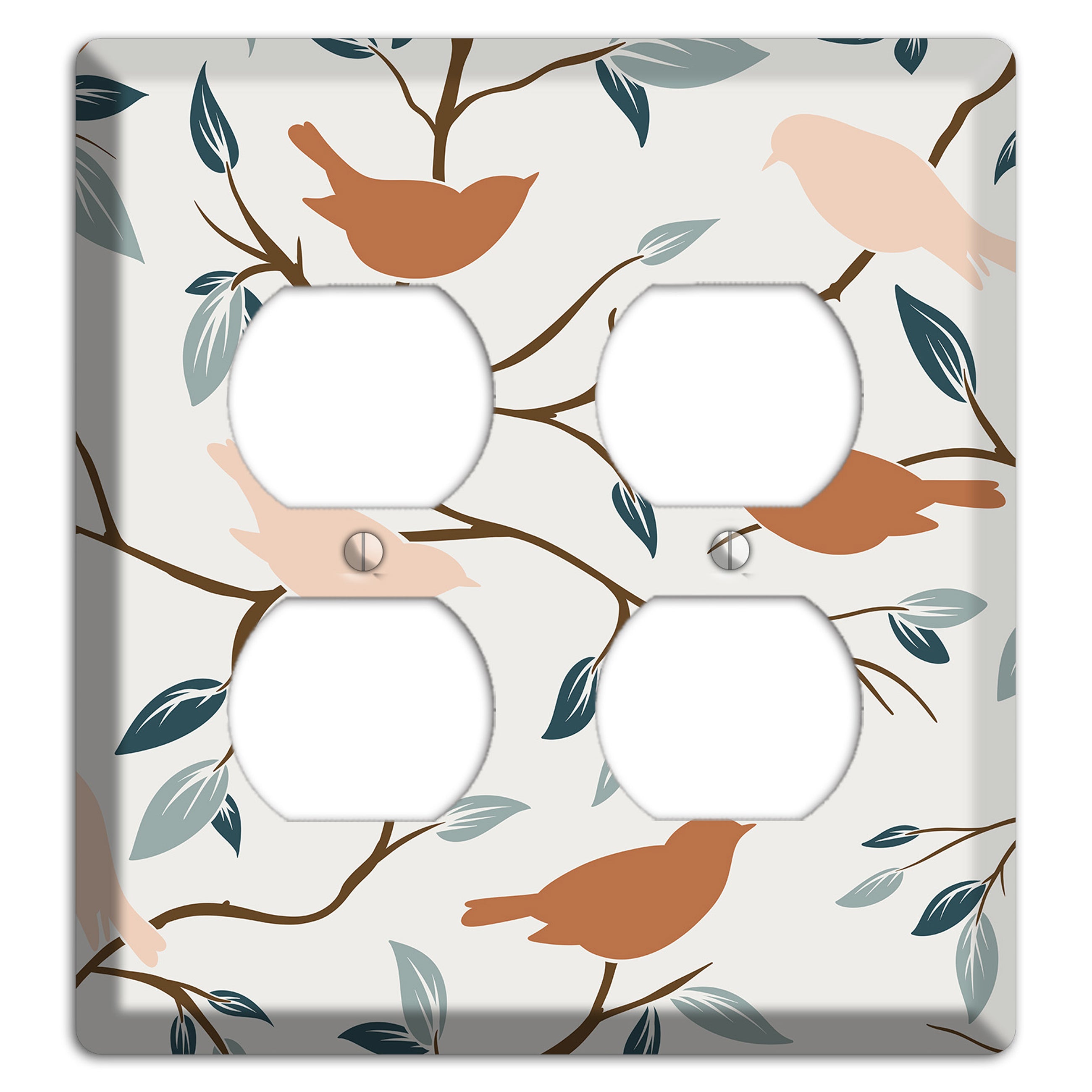 Bird Branch 1 2 Duplex Wallplate