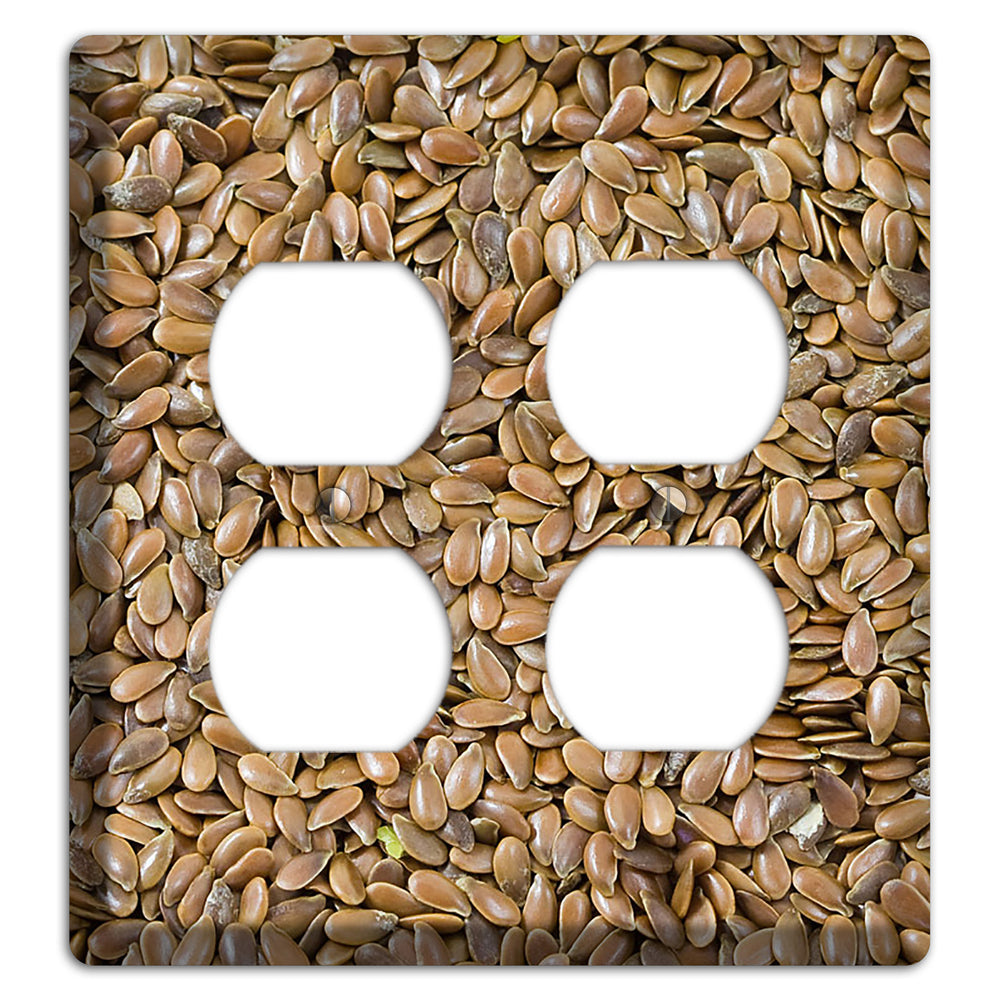 Flax 2 Duplex Wallplate
