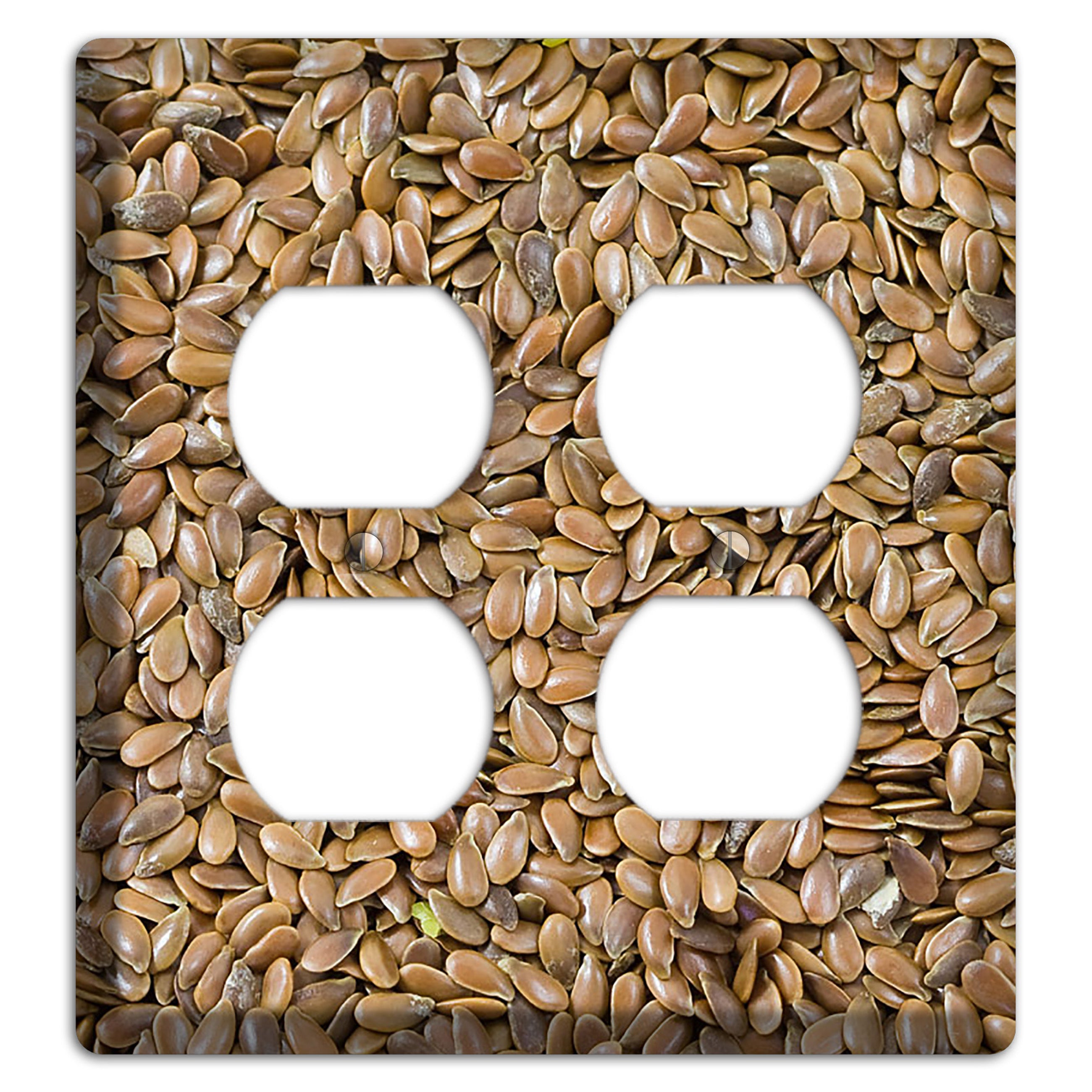 Flax 2 Duplex Wallplate