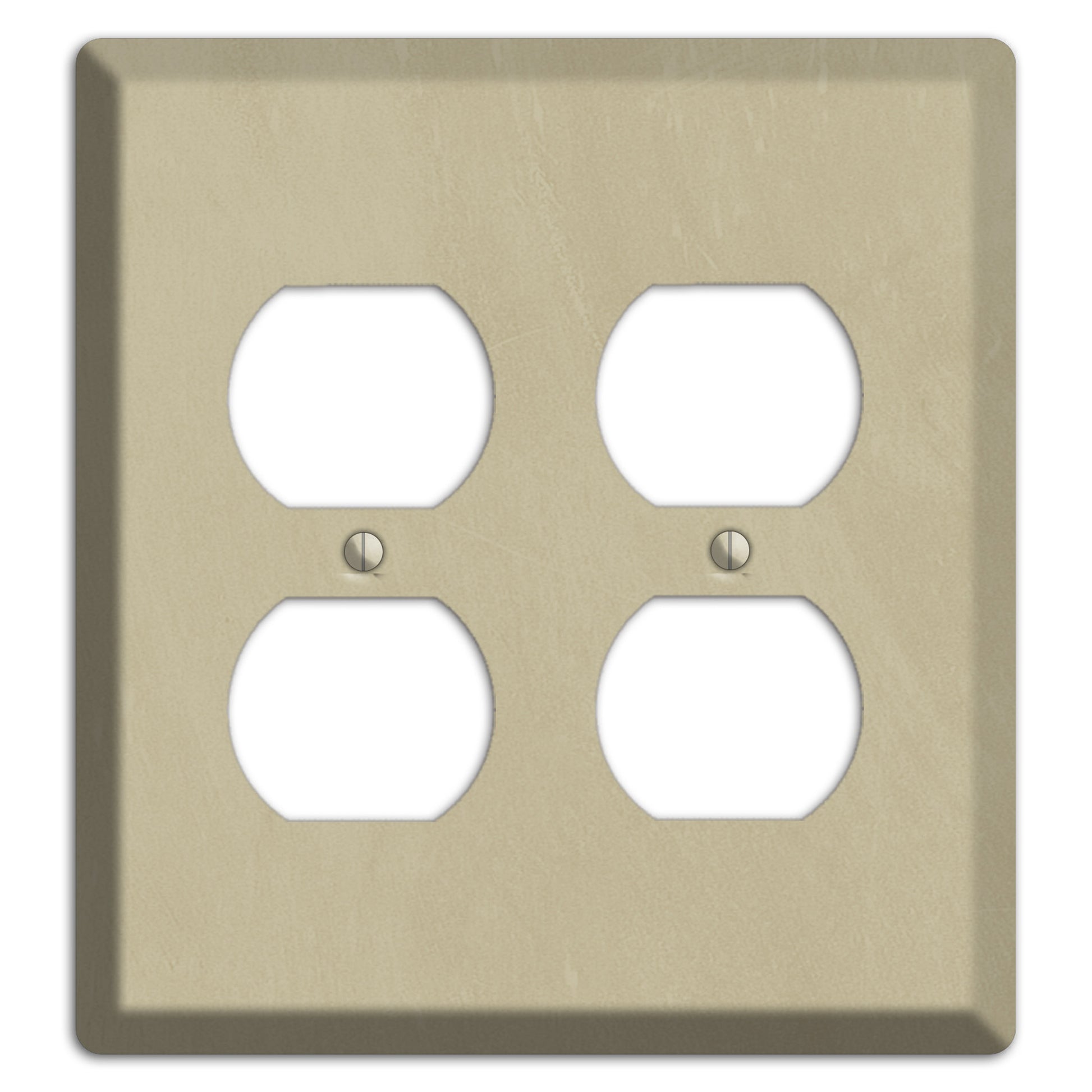 Chalk Beige 2 Duplex Wallplate