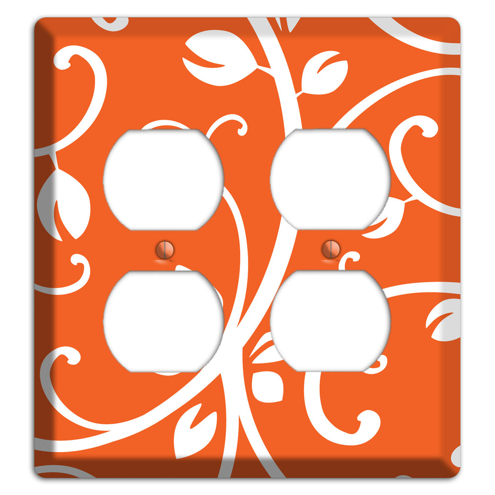 Red Bud Sprig 2 Duplex Wallplate