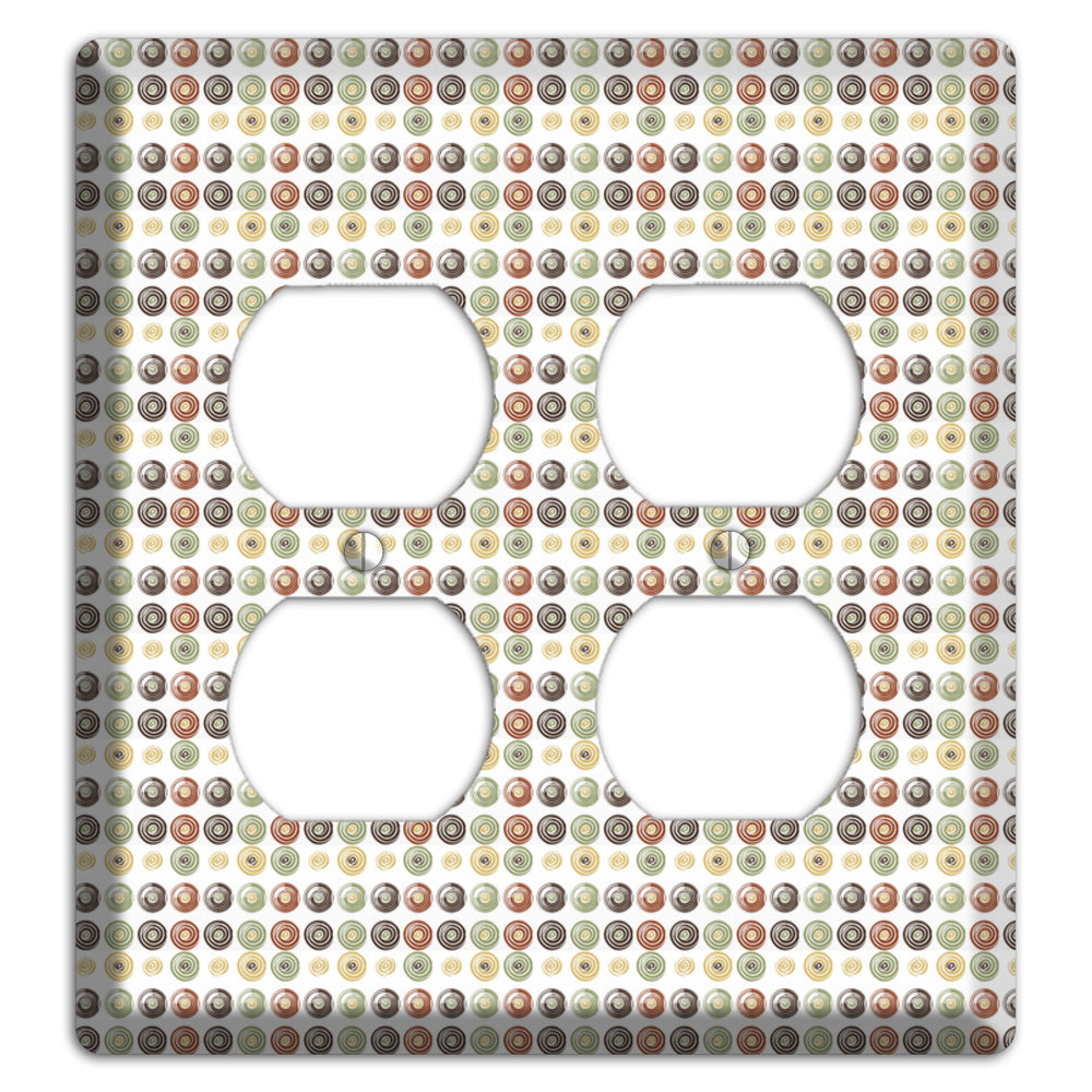 Multo Color Tiled Dots 2 Duplex Wallplate