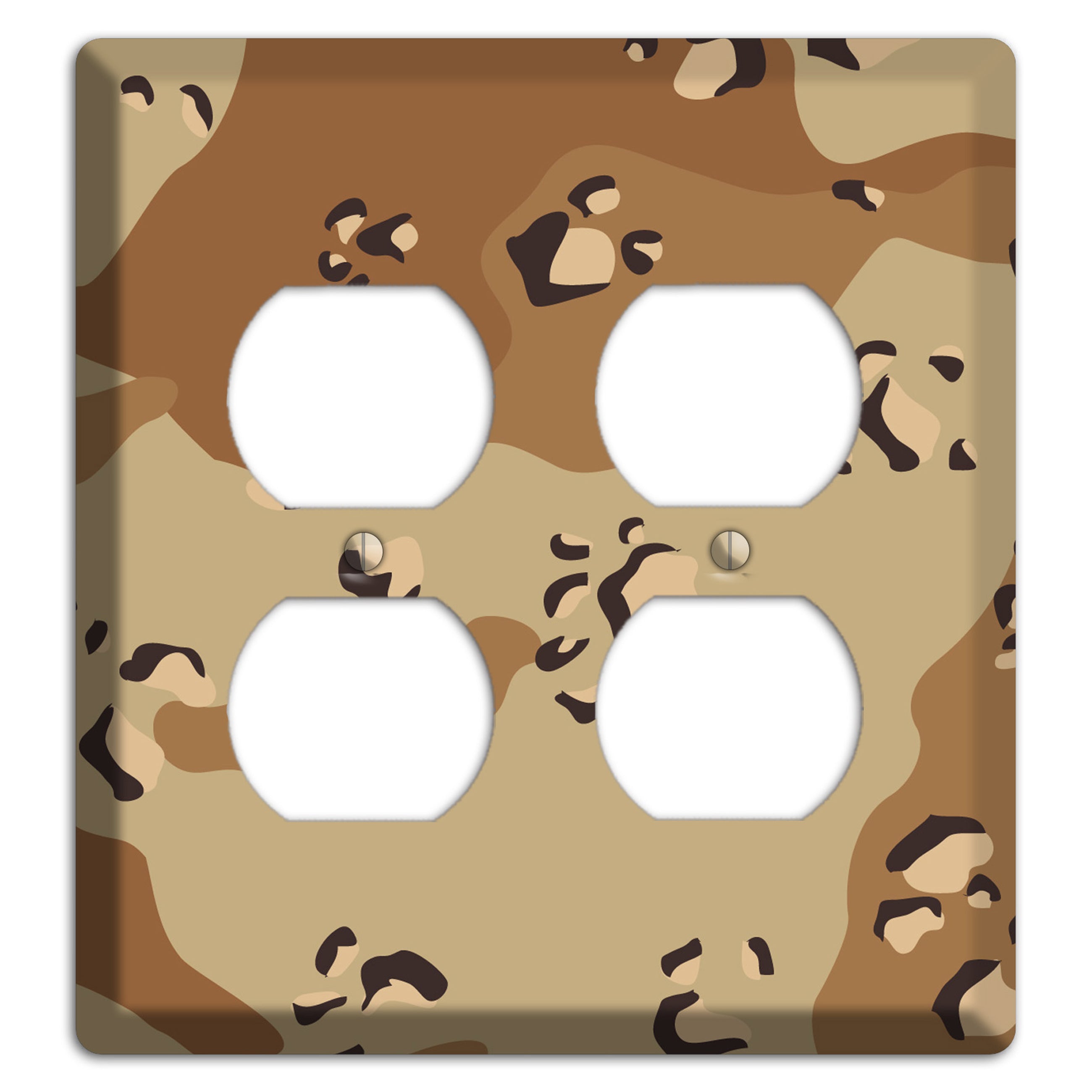 Desert Camo 2 Duplex Wallplate