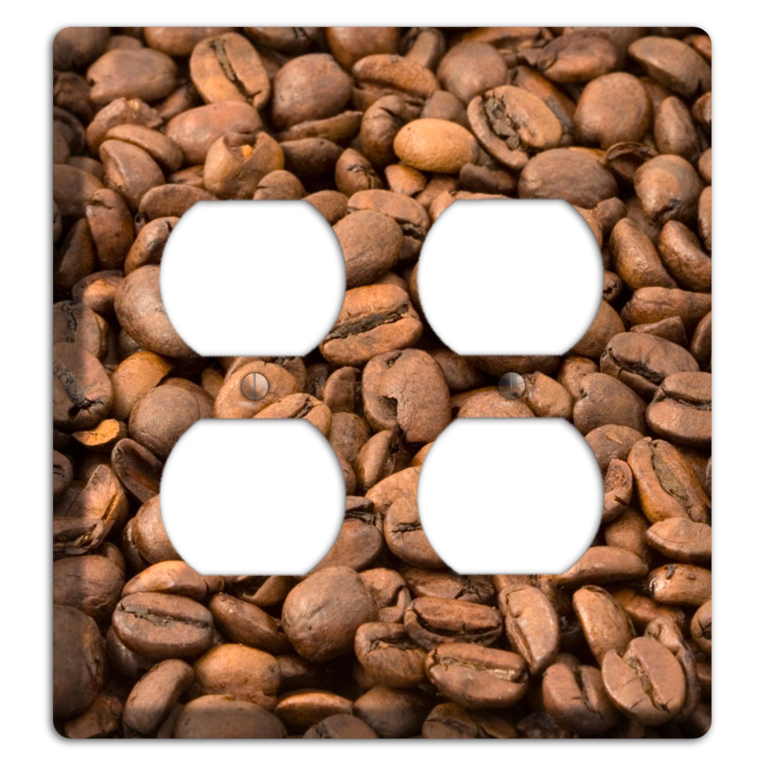 Coffee 2 Duplex Wallplate