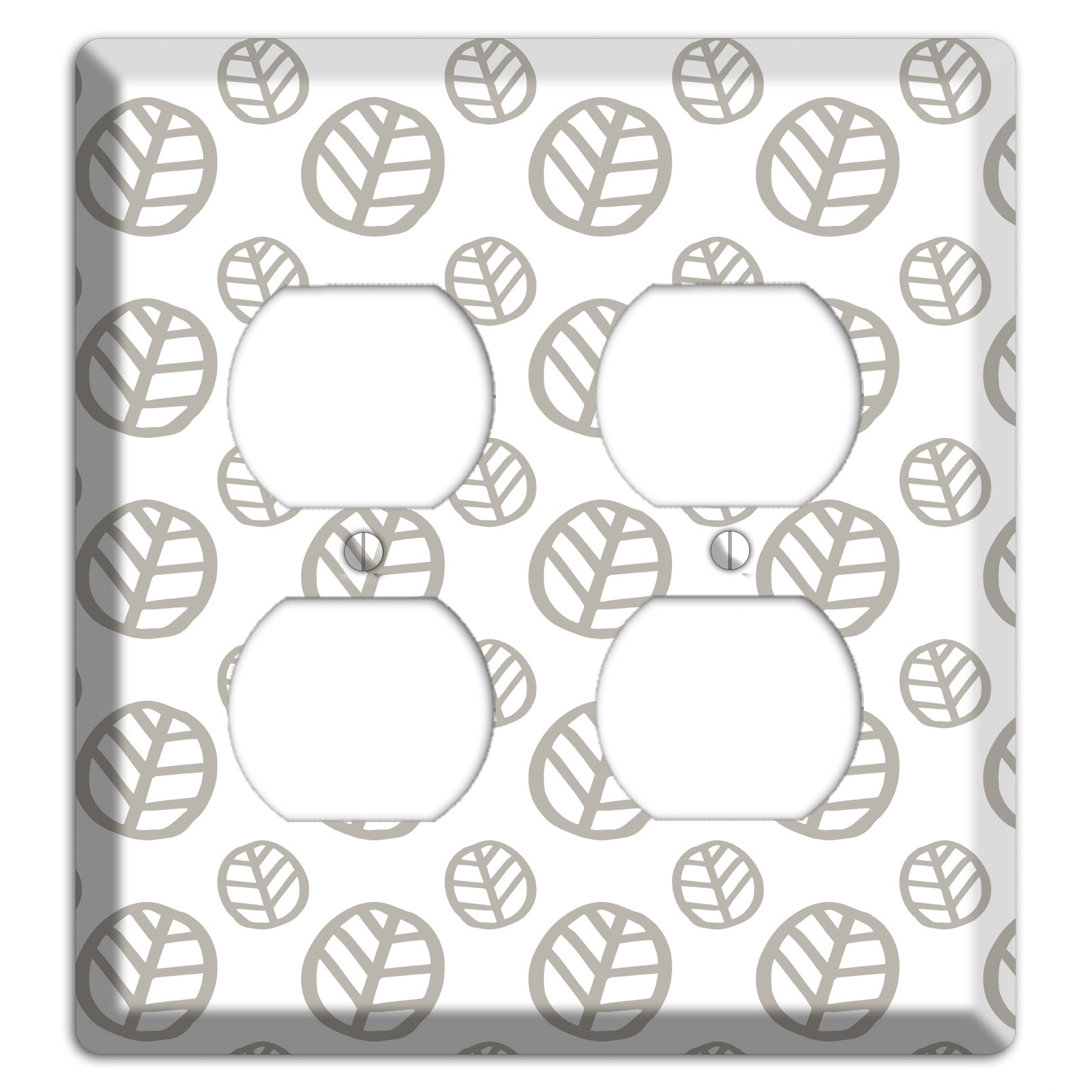Simple Scandanavian Style JJ 2 Duplex Wallplate