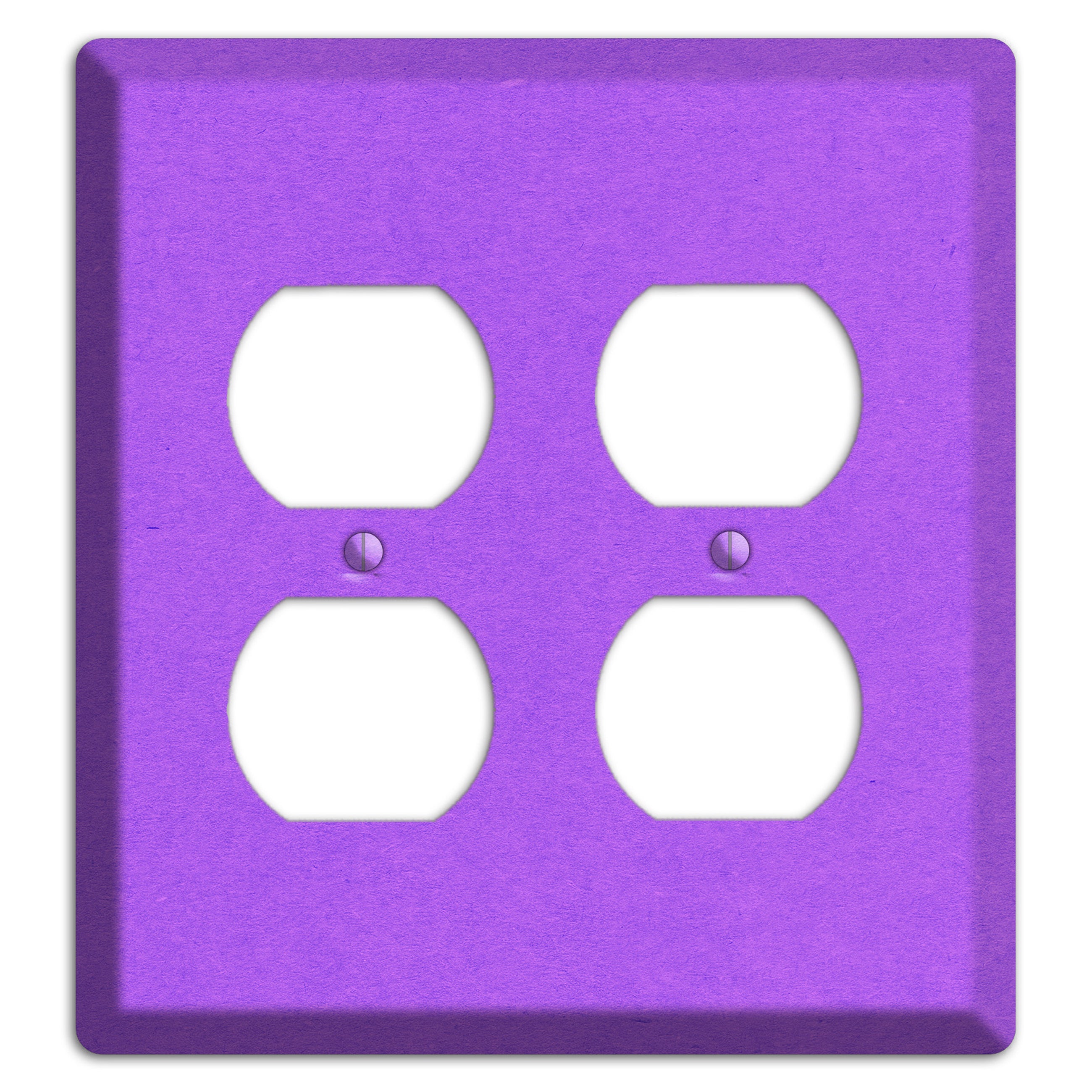 Dark Orchid Kraft 2 Duplex Wallplate