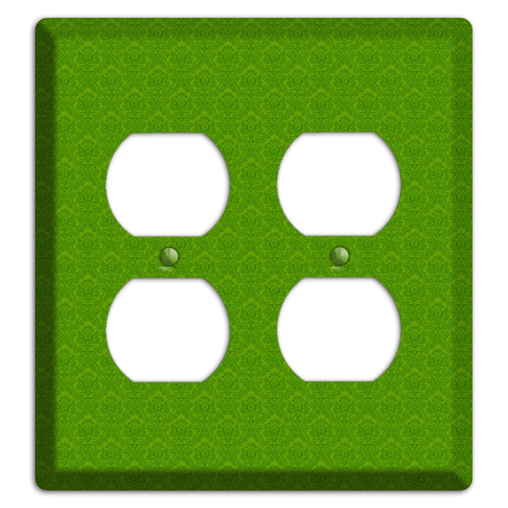 Green Cartouche 2 Duplex Wallplate