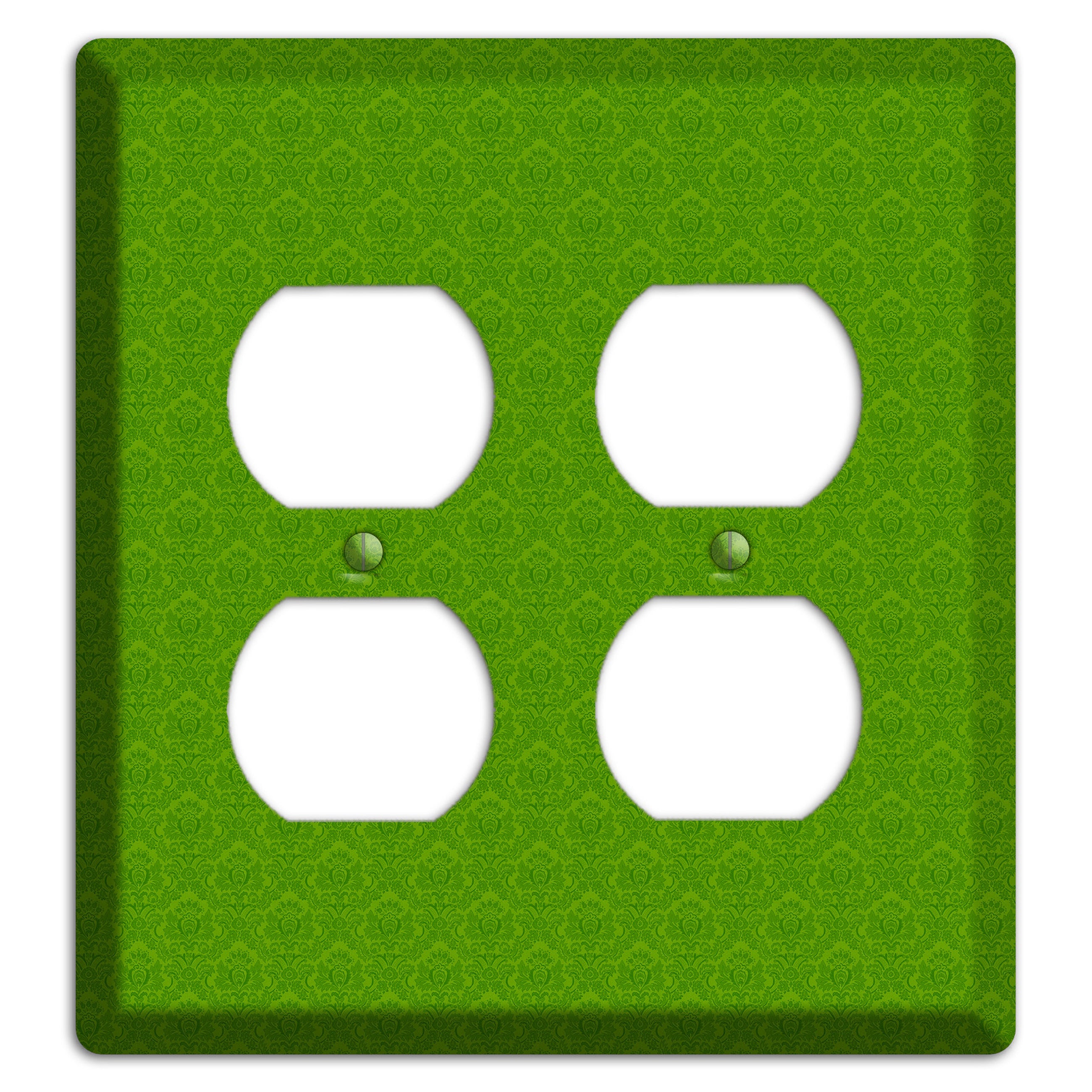 Green Cartouche 2 Duplex Wallplate