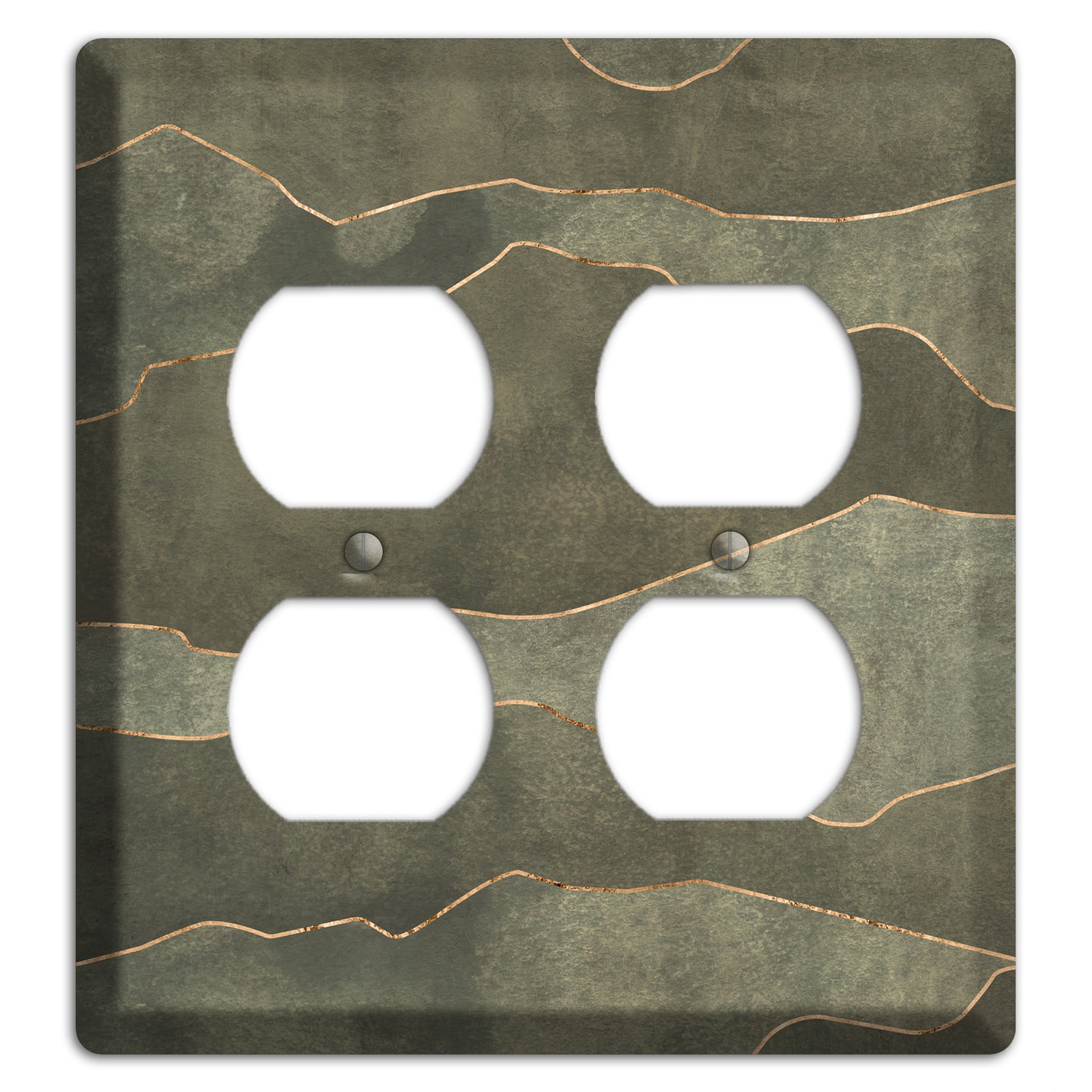 Jade Mountain Range 2 Duplex Wallplate