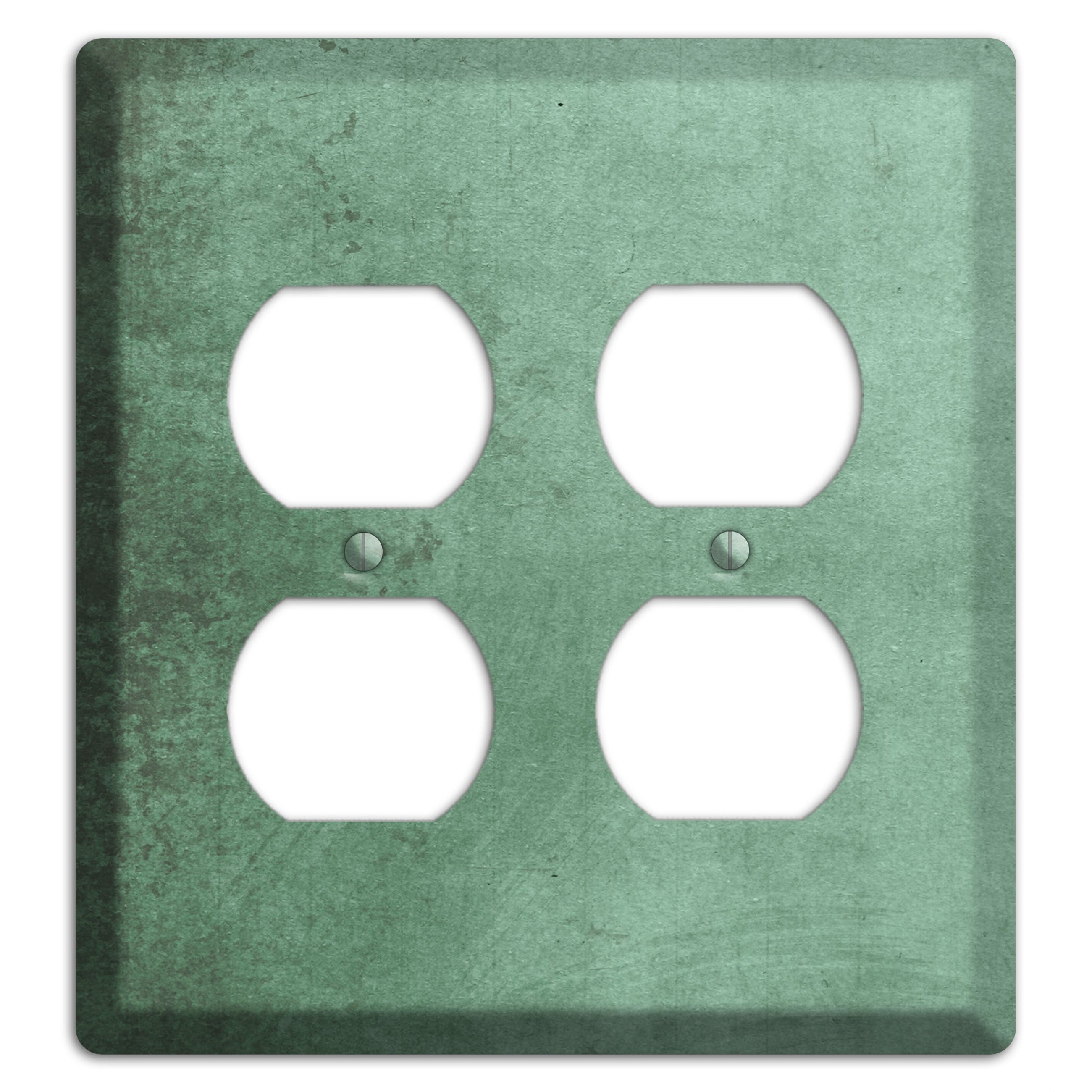 Bay Leaf Vintage Grunge 2 Duplex Wallplate