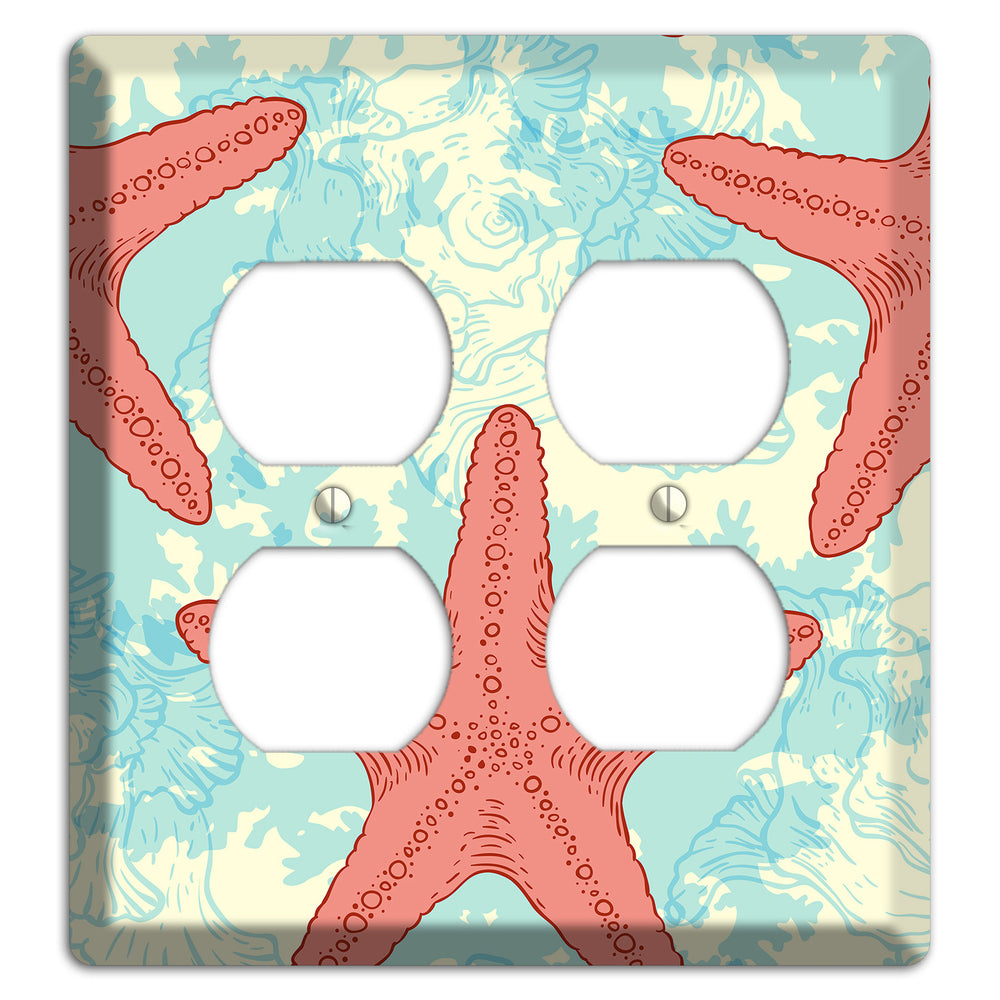 Shells 6 2 Duplex Wallplate