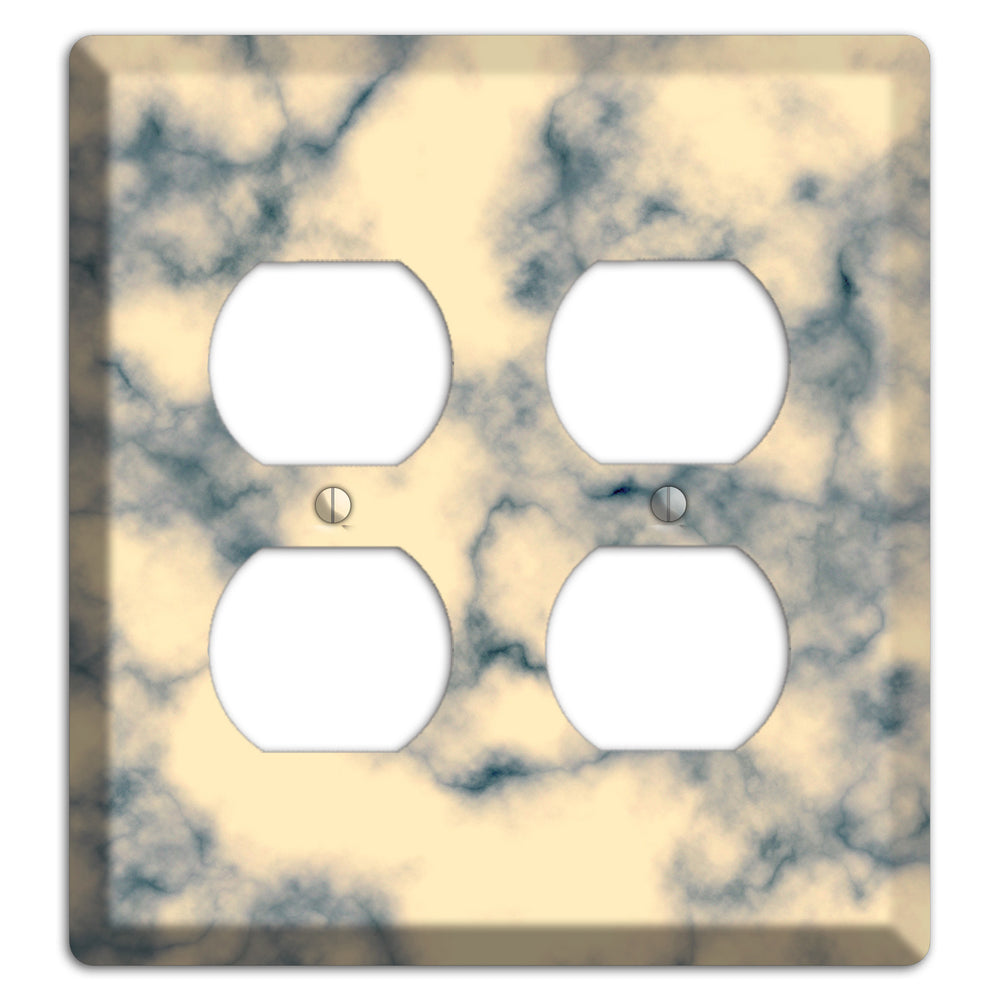Mantle Marble 2 Duplex Wallplate