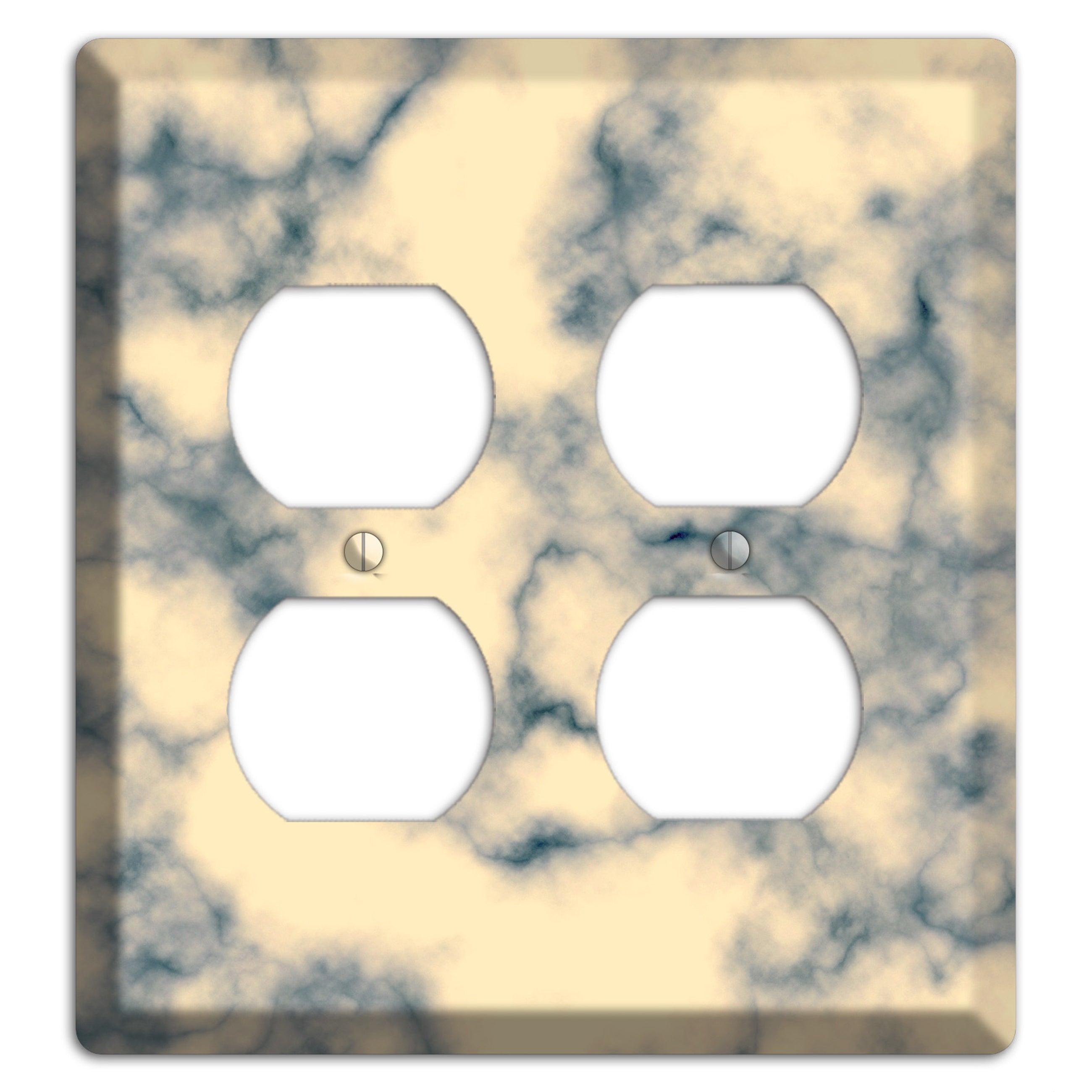 Mantle Marble 2 Duplex Wallplate