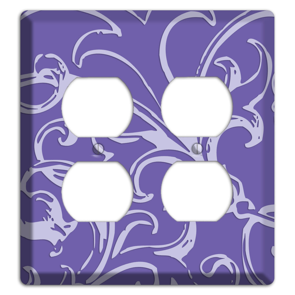 Victorian Light Purple 2 Duplex Wallplate
