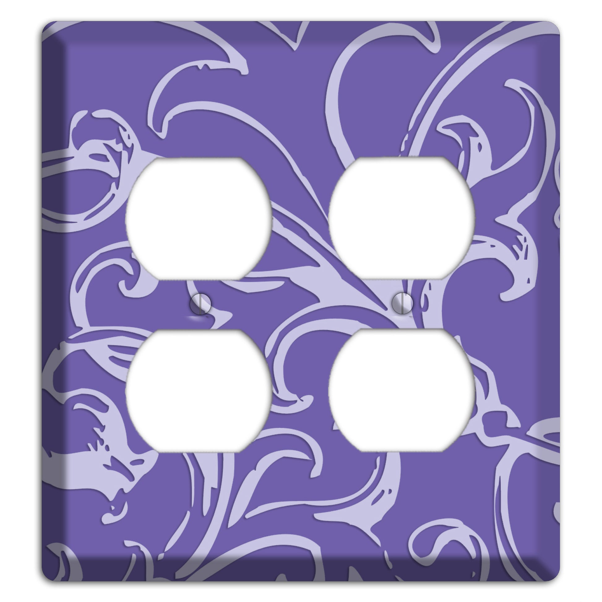 Victorian Light Purple 2 Duplex Wallplate