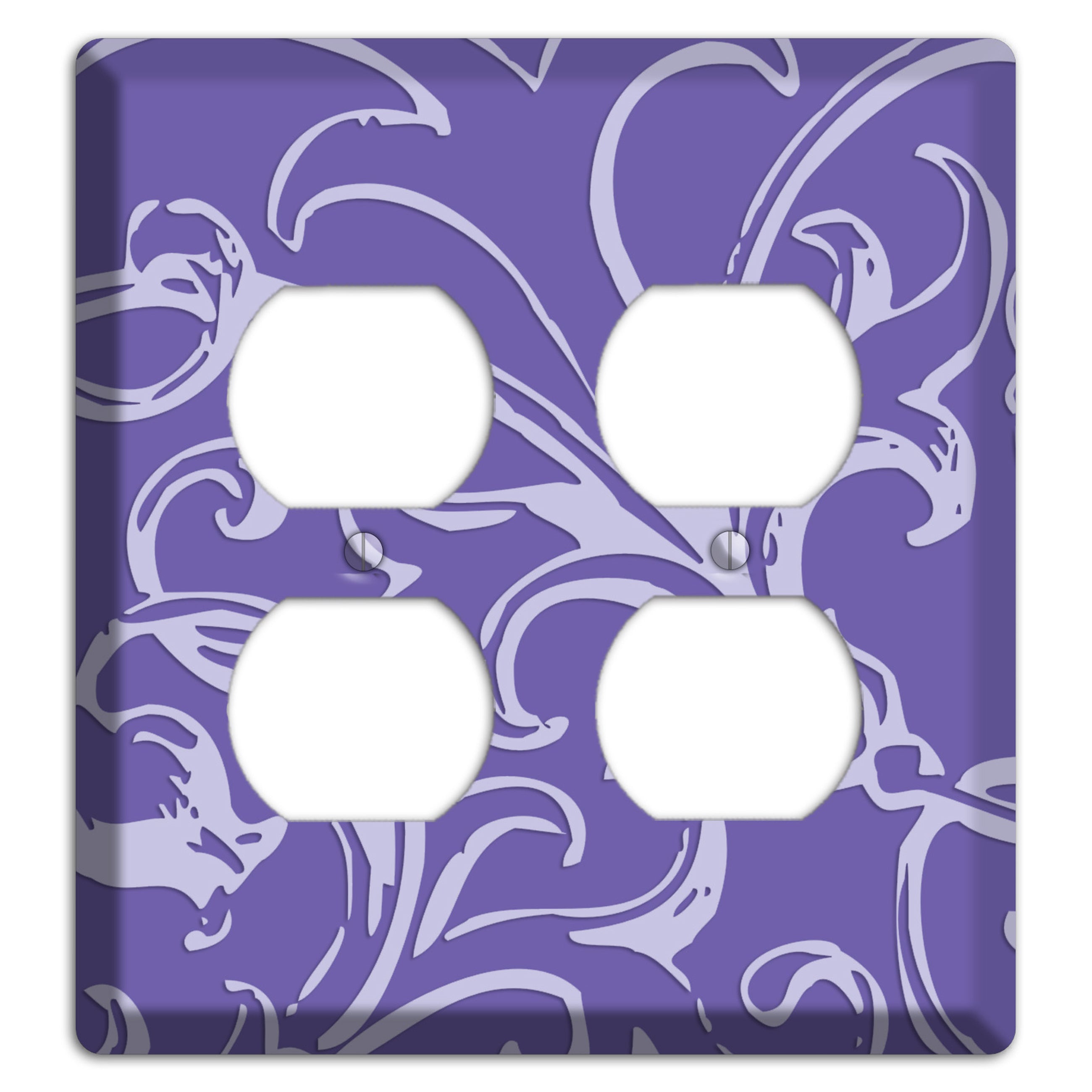 Victorian Light Purple 2 Duplex Wallplate