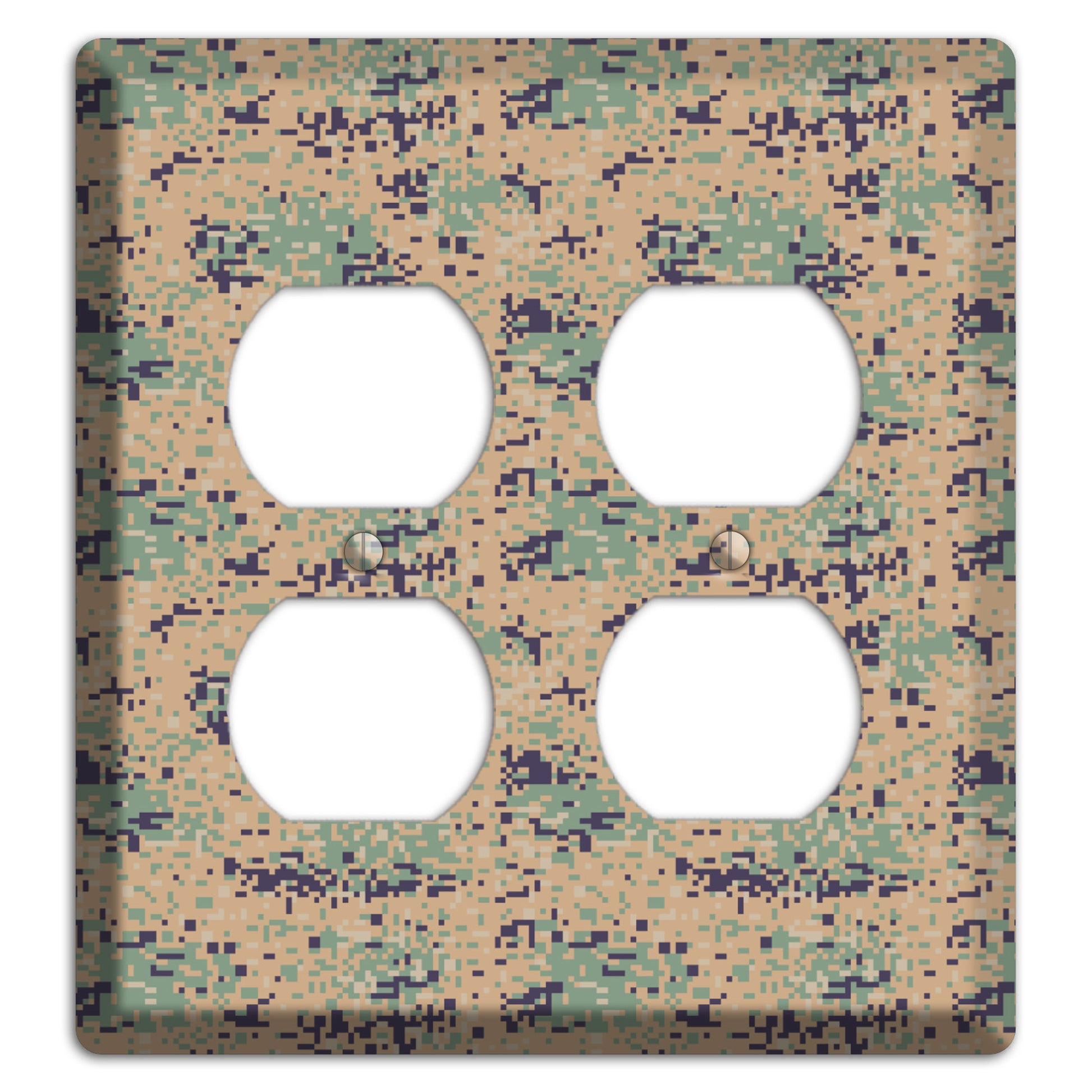Marpat Woodland Camo 2 Duplex Wallplate